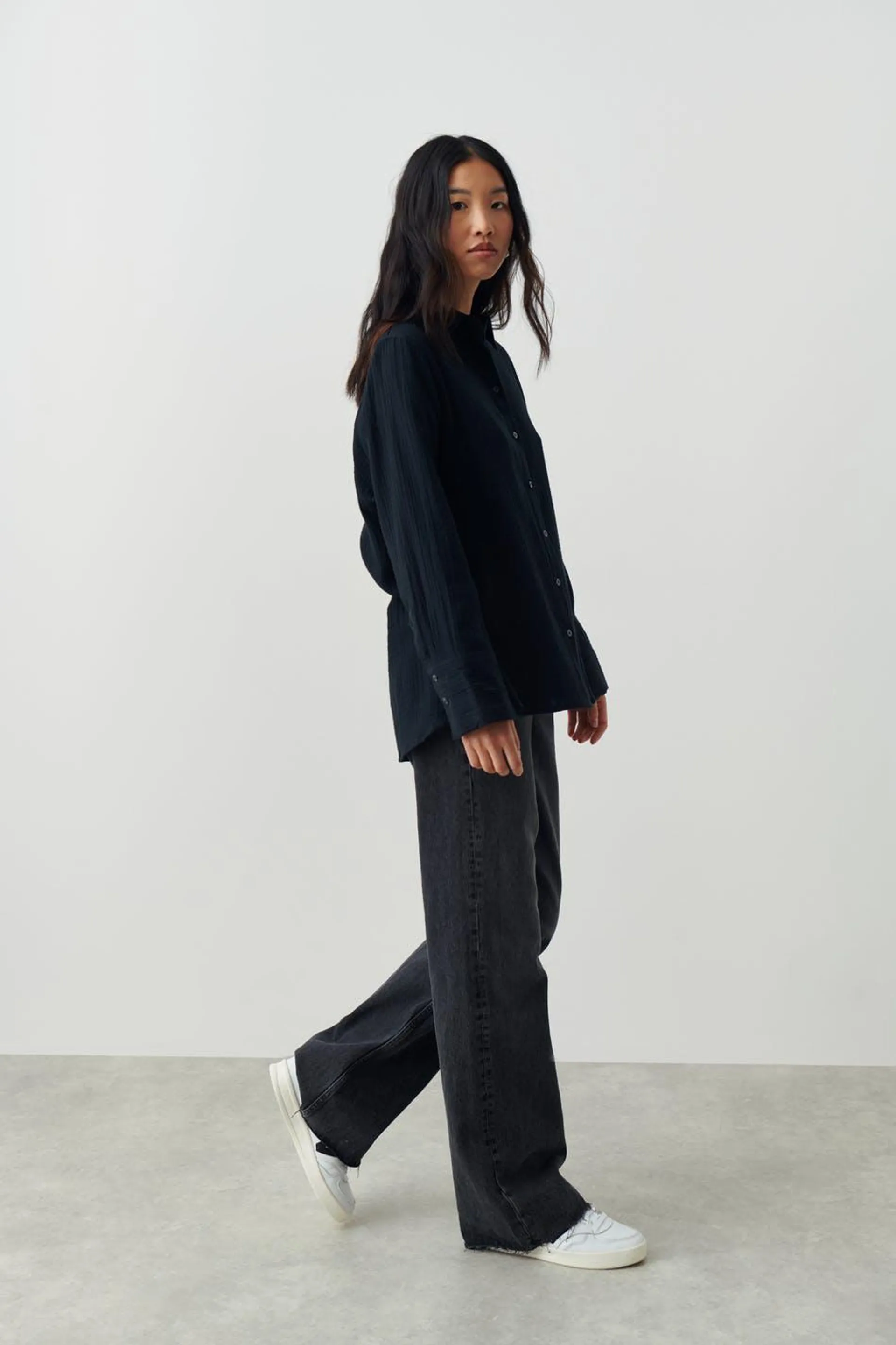 Siriana gauze shirt
