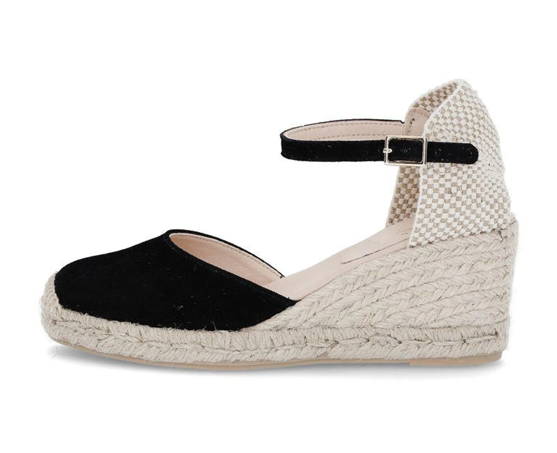 Skinn espadriller