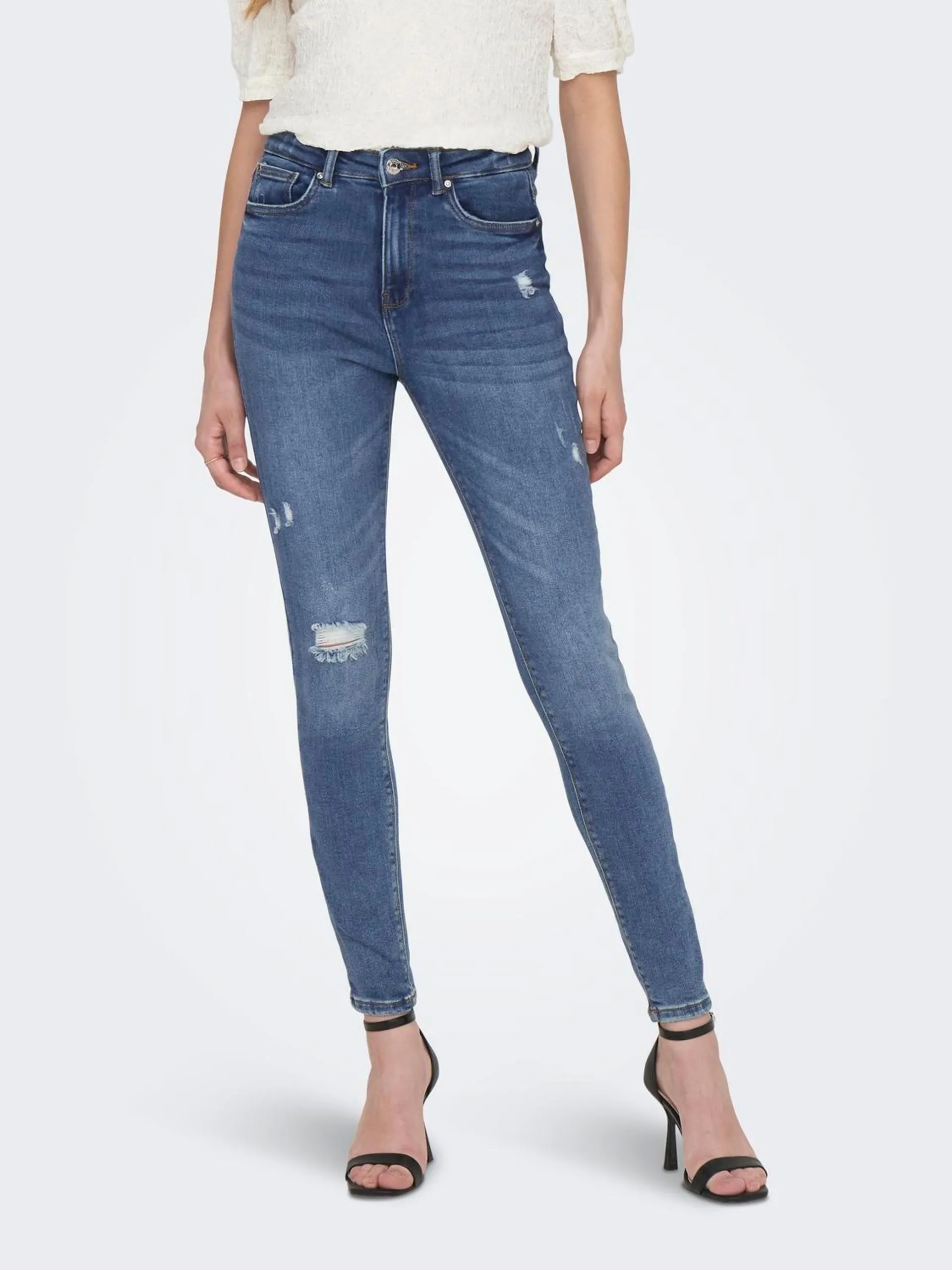 ONLMila life hw ankle Skinny fit jeans