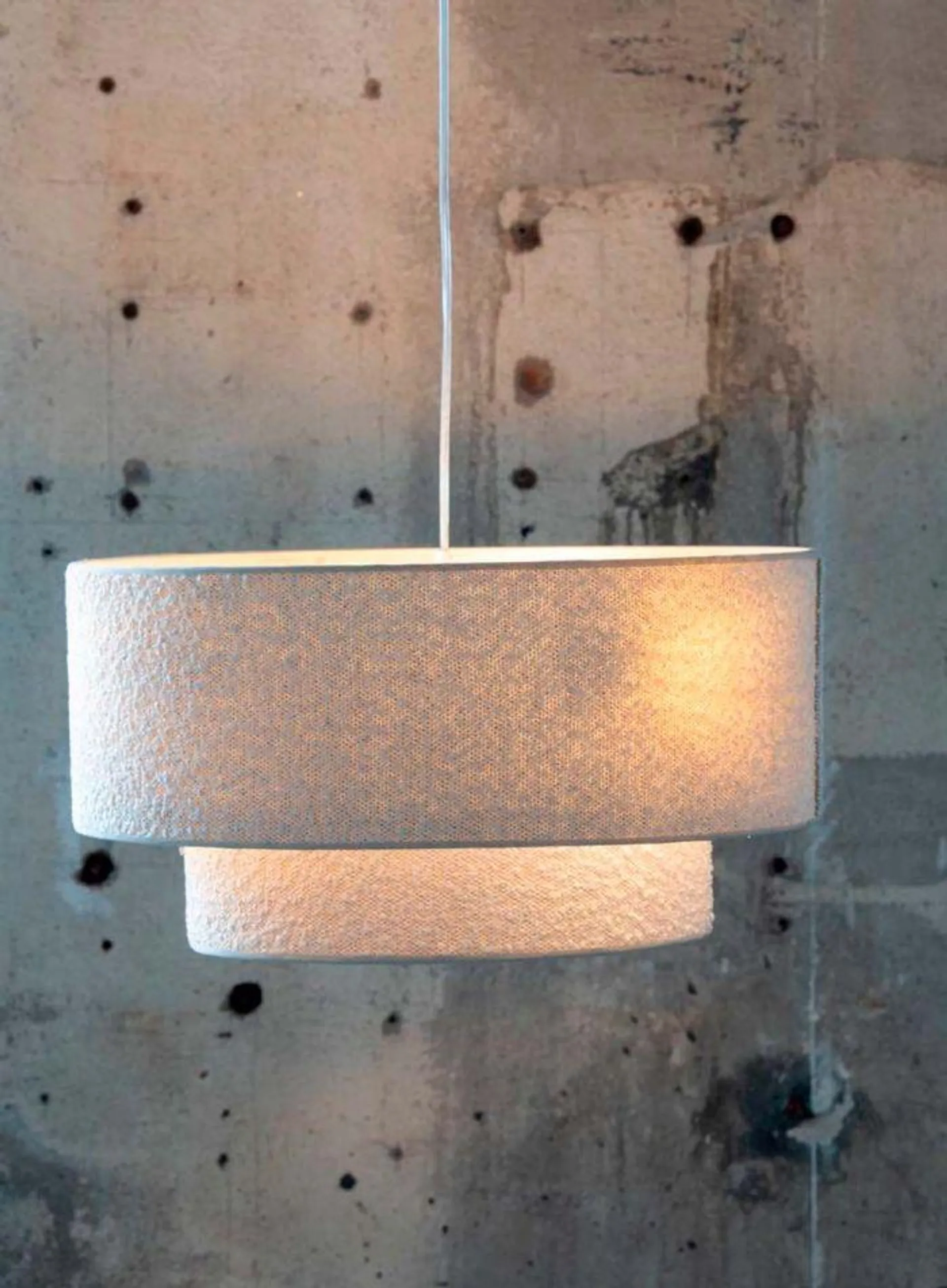 Saturno 2 taklampe Ø50 - ascot beige