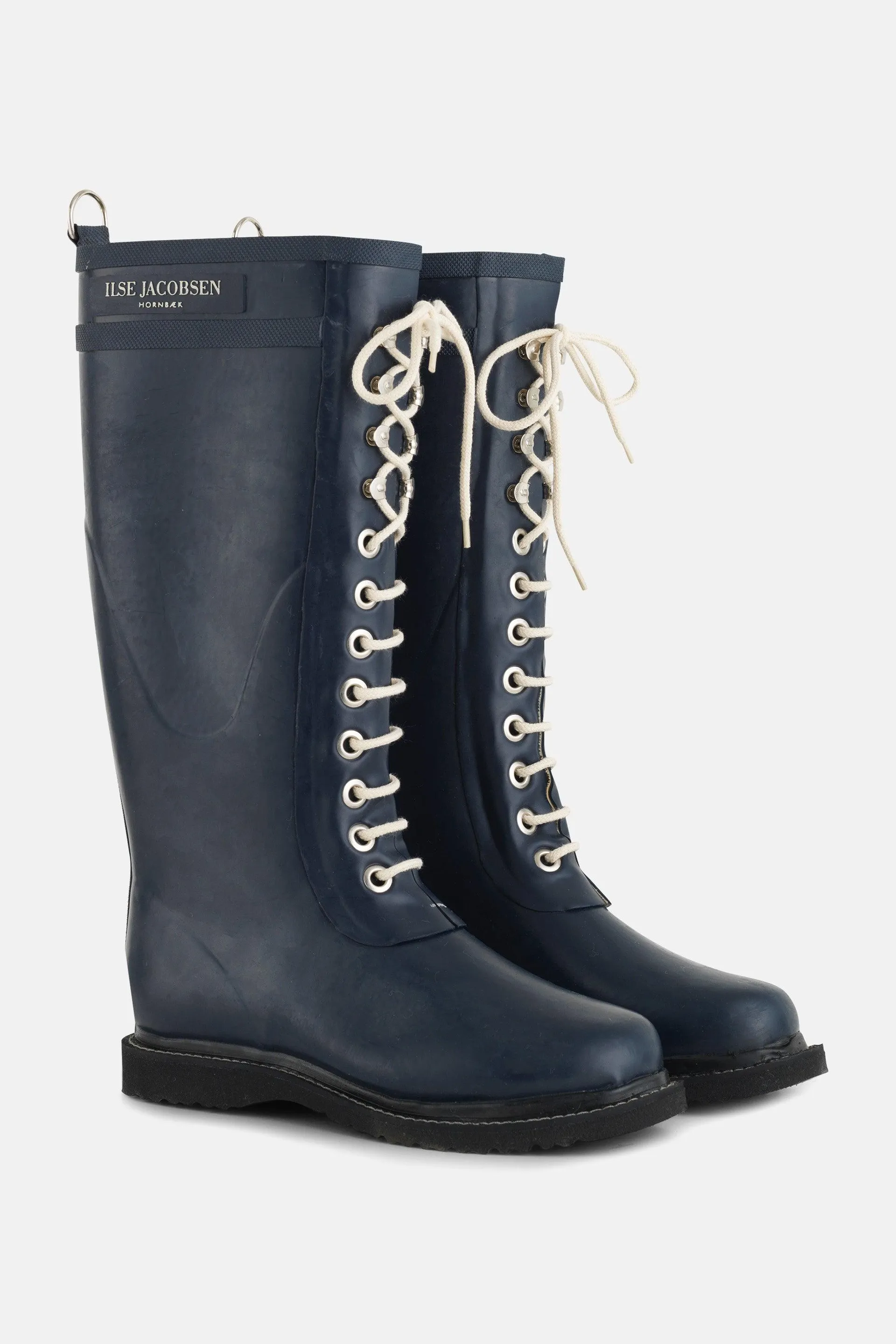 Long Rubber Boots - Dark Indigo