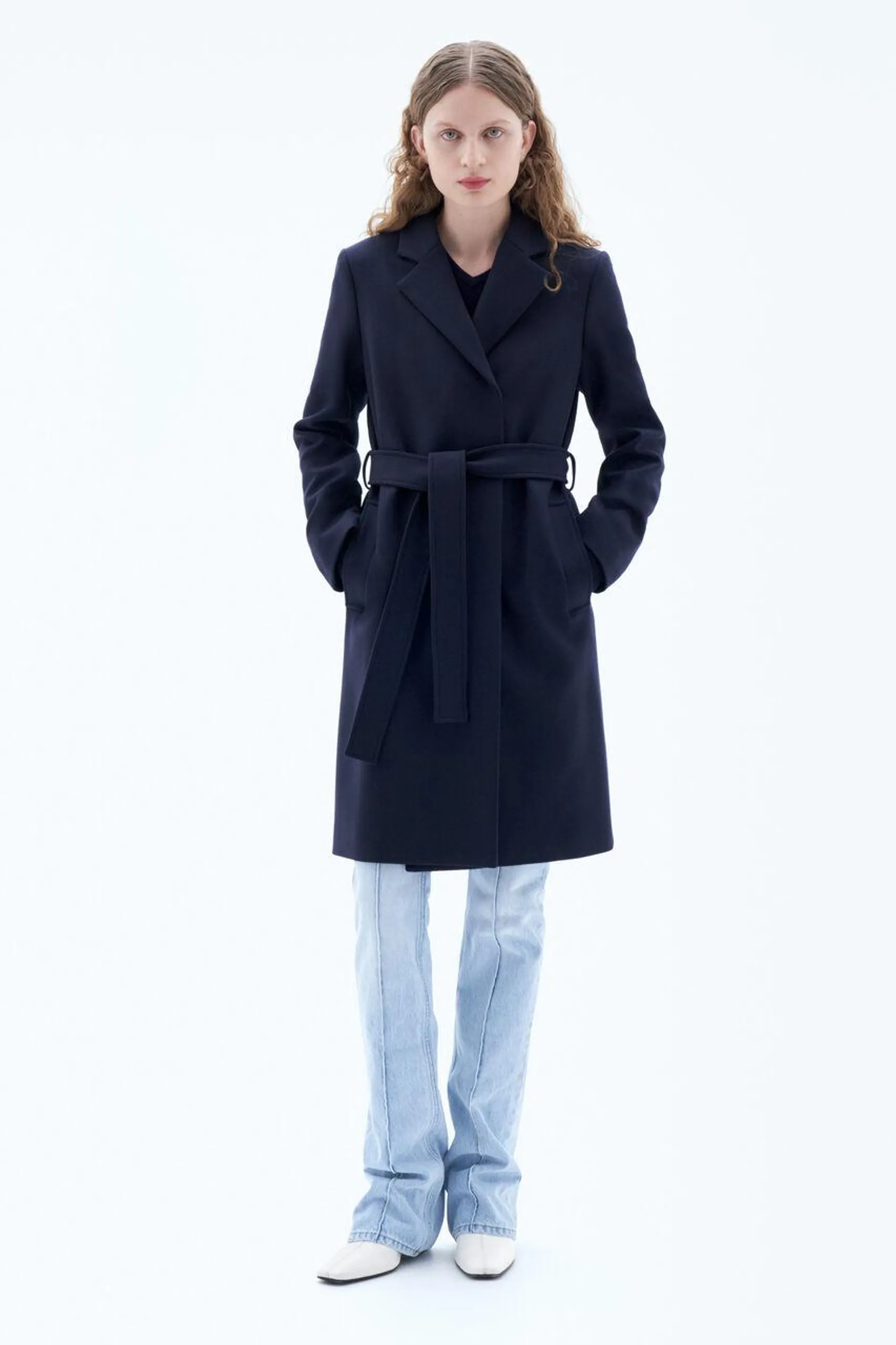 Kaya Coat Navy