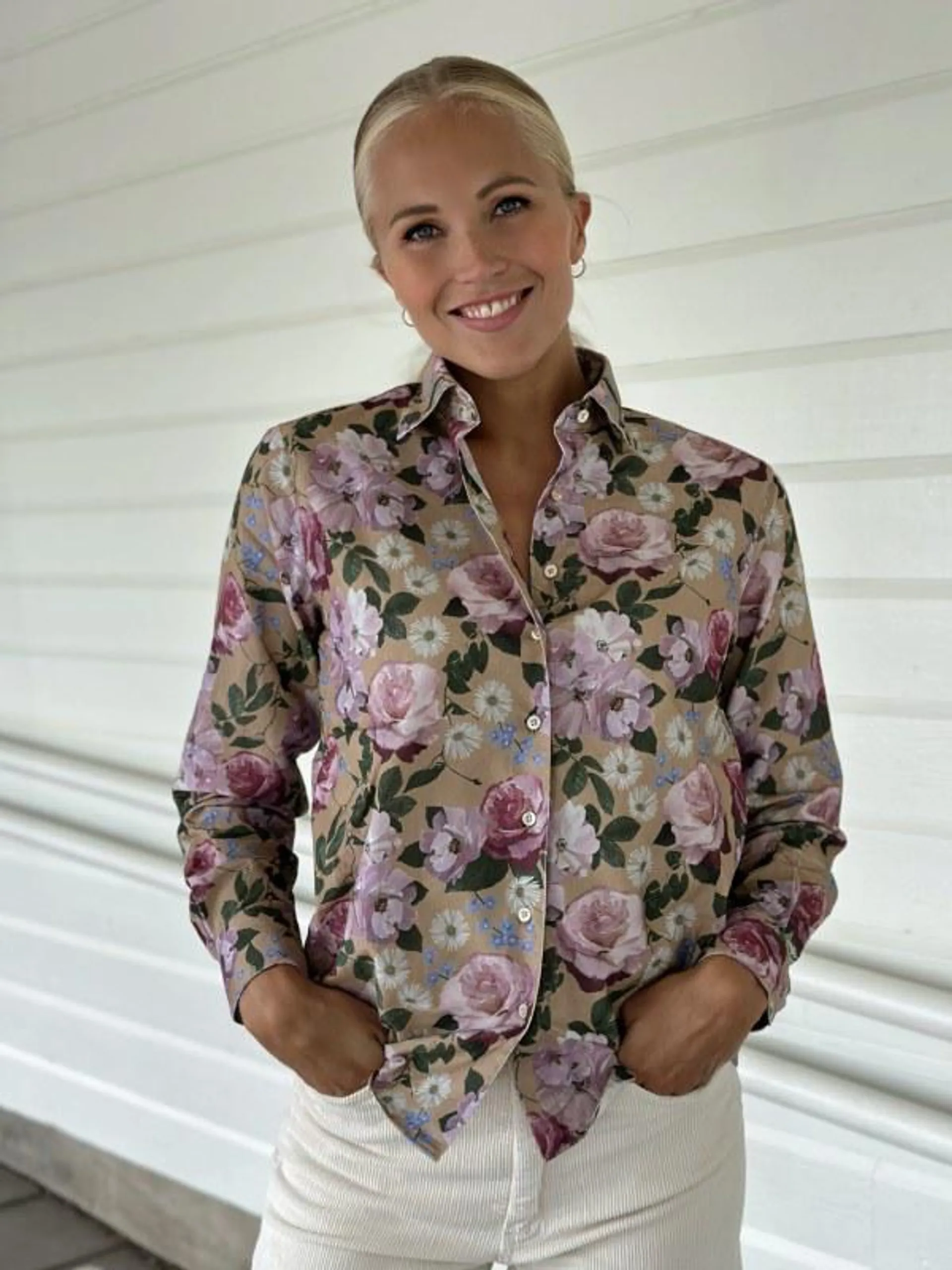 Siri Shirt Cord Pink