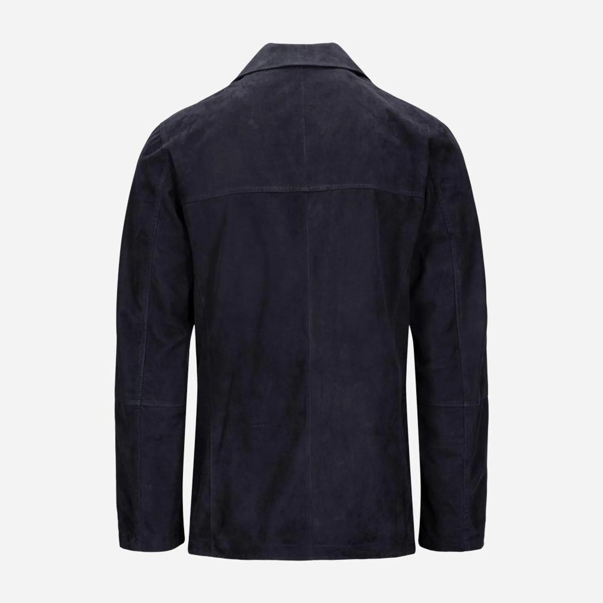 Barcelona Suede Blazer - Suedde Oil Navy