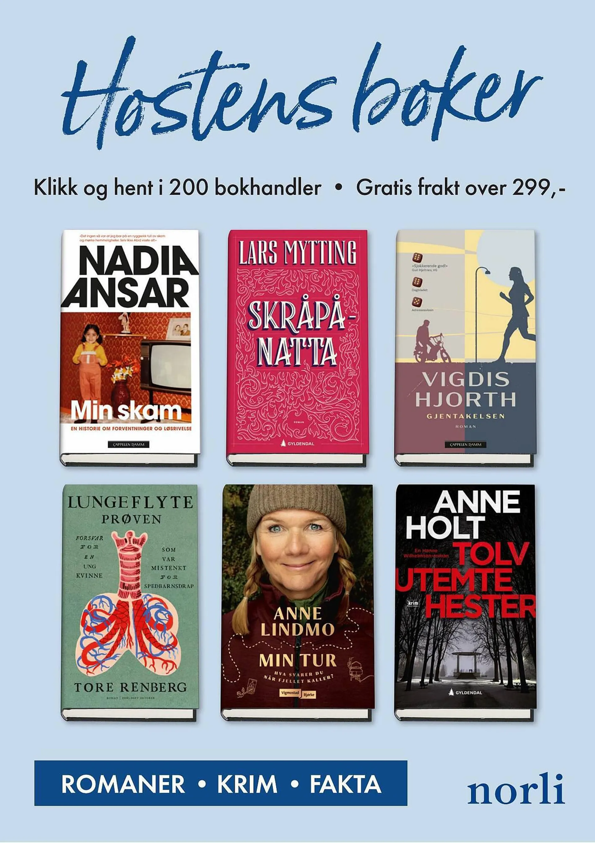 Norli Kundeavis fra 1. september til 30. september 2023 - kundeavisside 1