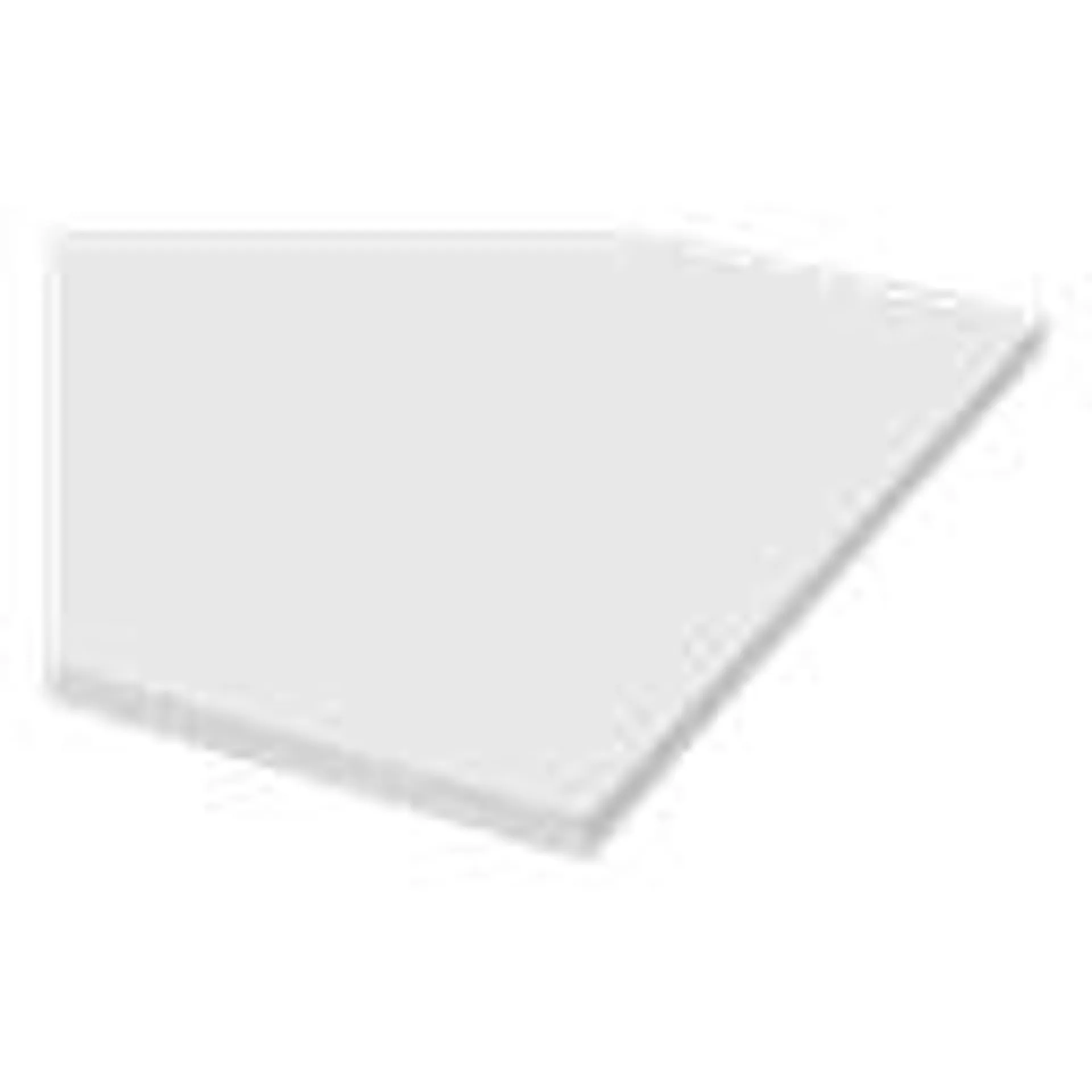 Hvit hylleplate 60x30 cm