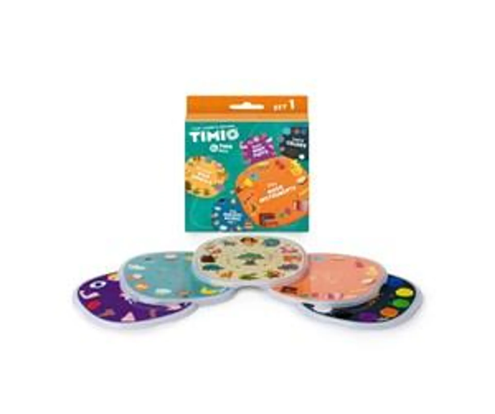 TIMIO Disc Set 1 - Wild Animals Nursery Rhymes Colours Musical and Body Parts