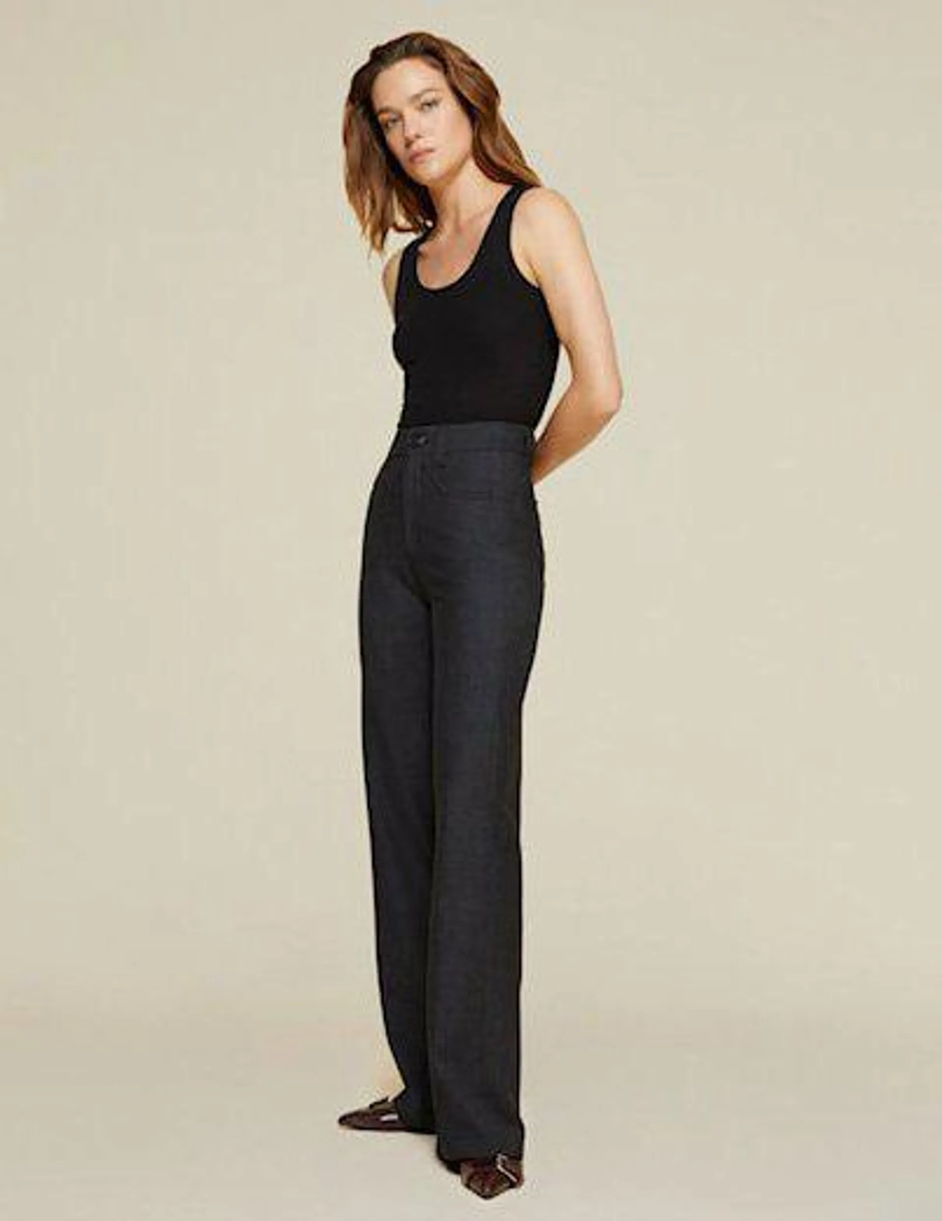 Rosa Clean Trousers Carbon Roble Winter