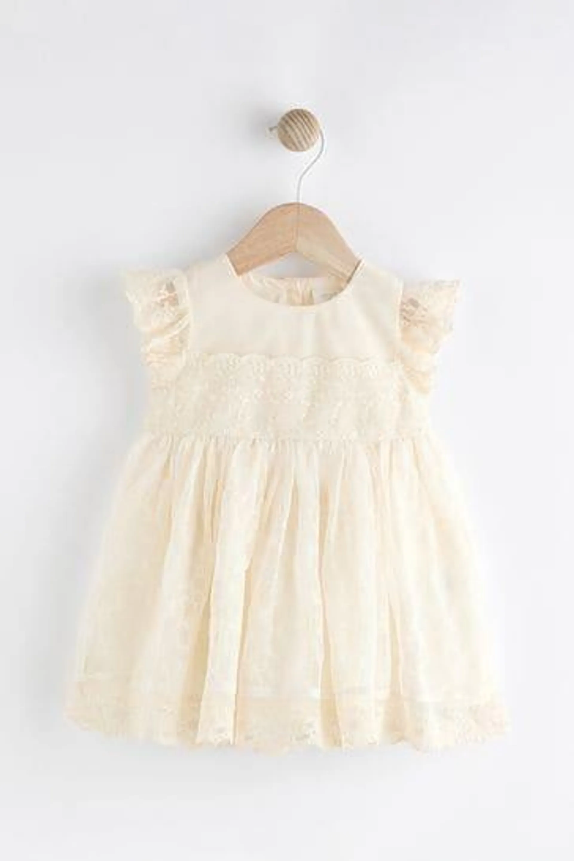 Ivory Occasion Baby Dress (0mths-2yrs)