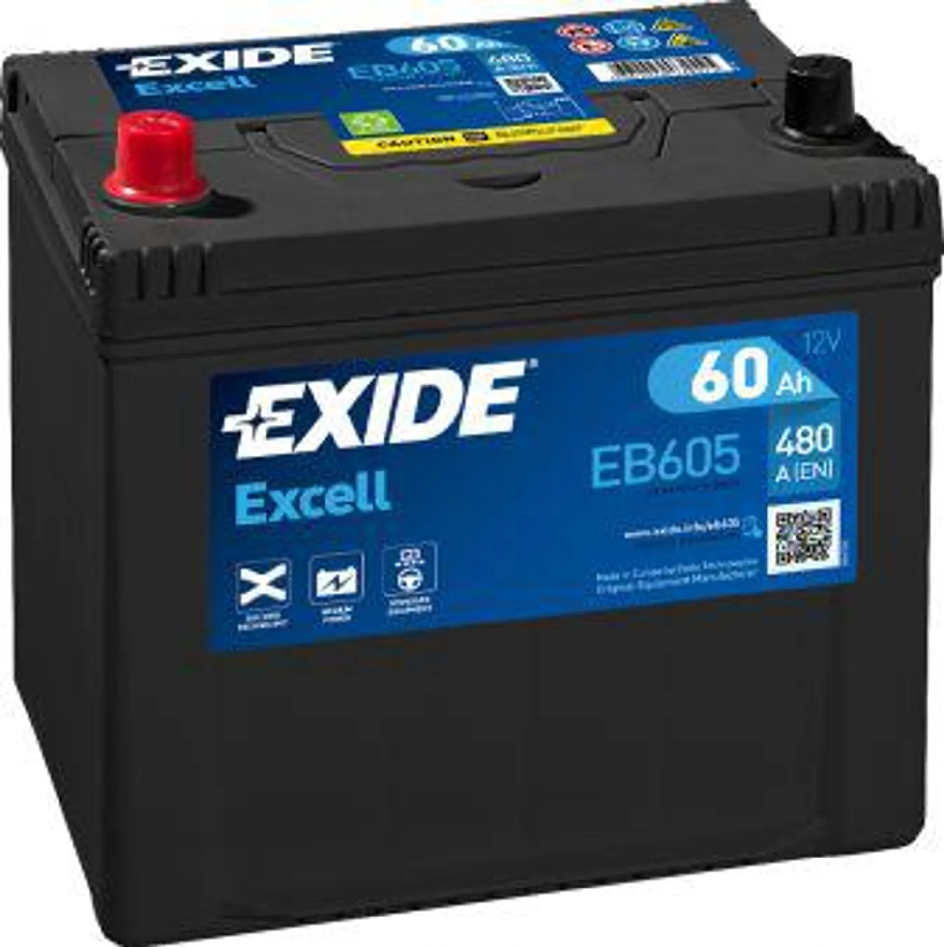 Startbatteri 60 Ah Exide