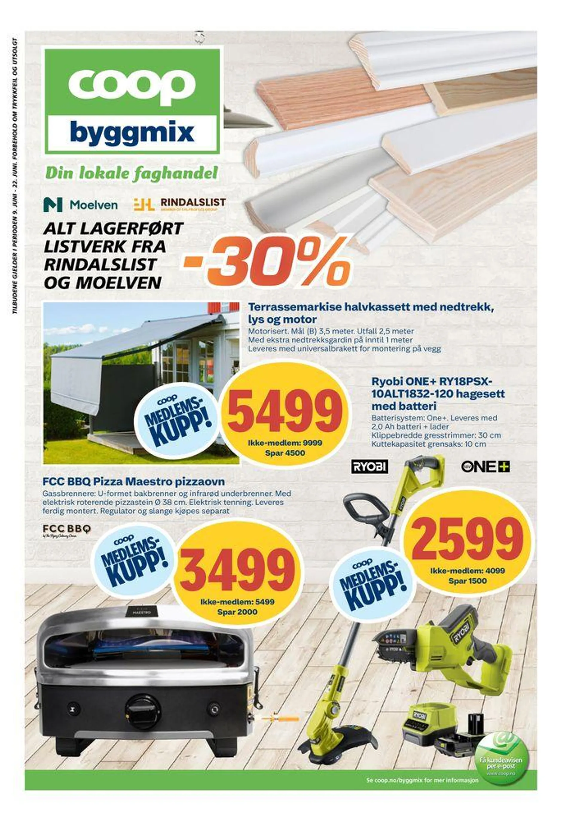 Coop Byggmix Kundeavis fra 10. juni til 23. juni 2024 - kundeavisside 1