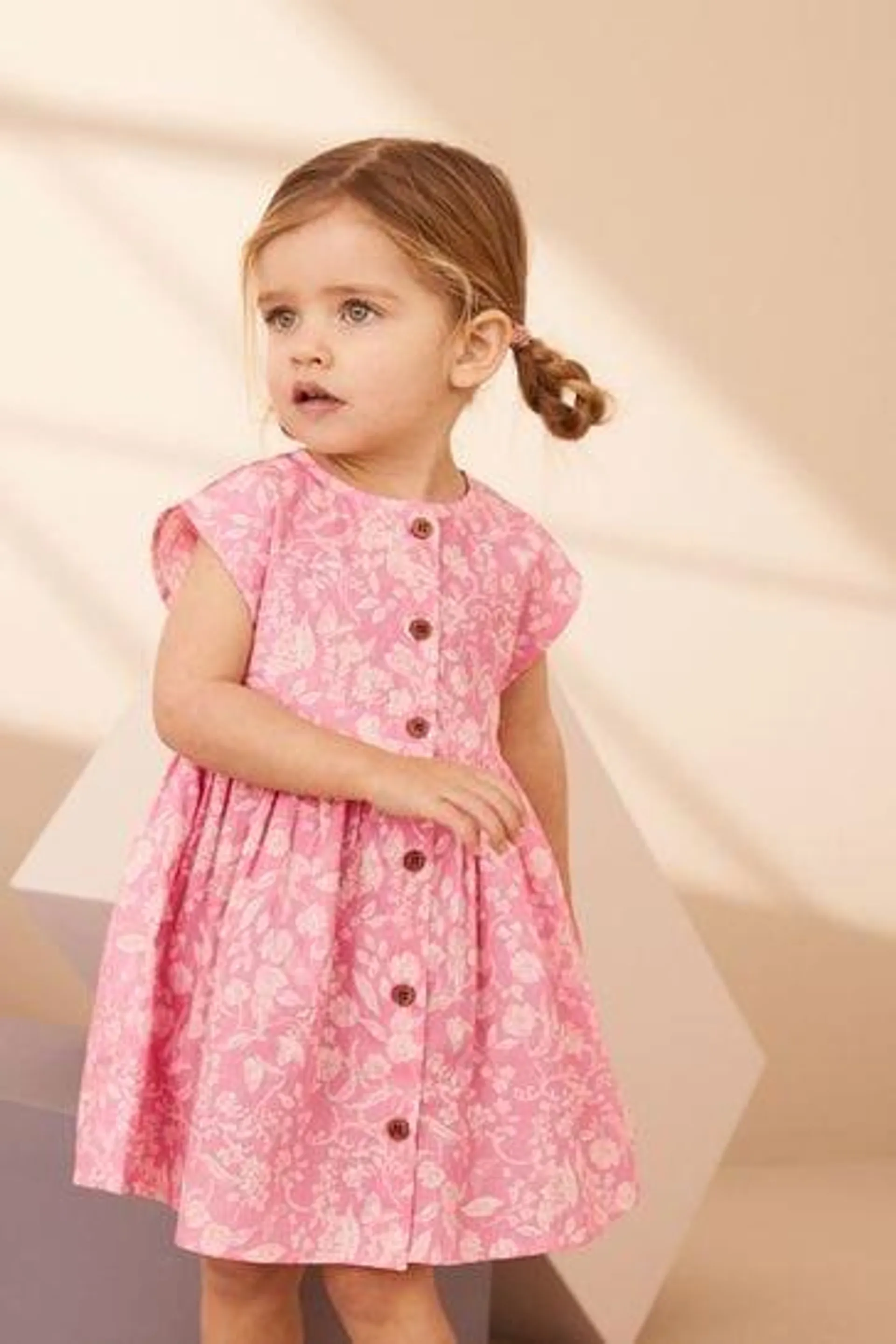 Button Through Summer Dress (3mths-8yrs)