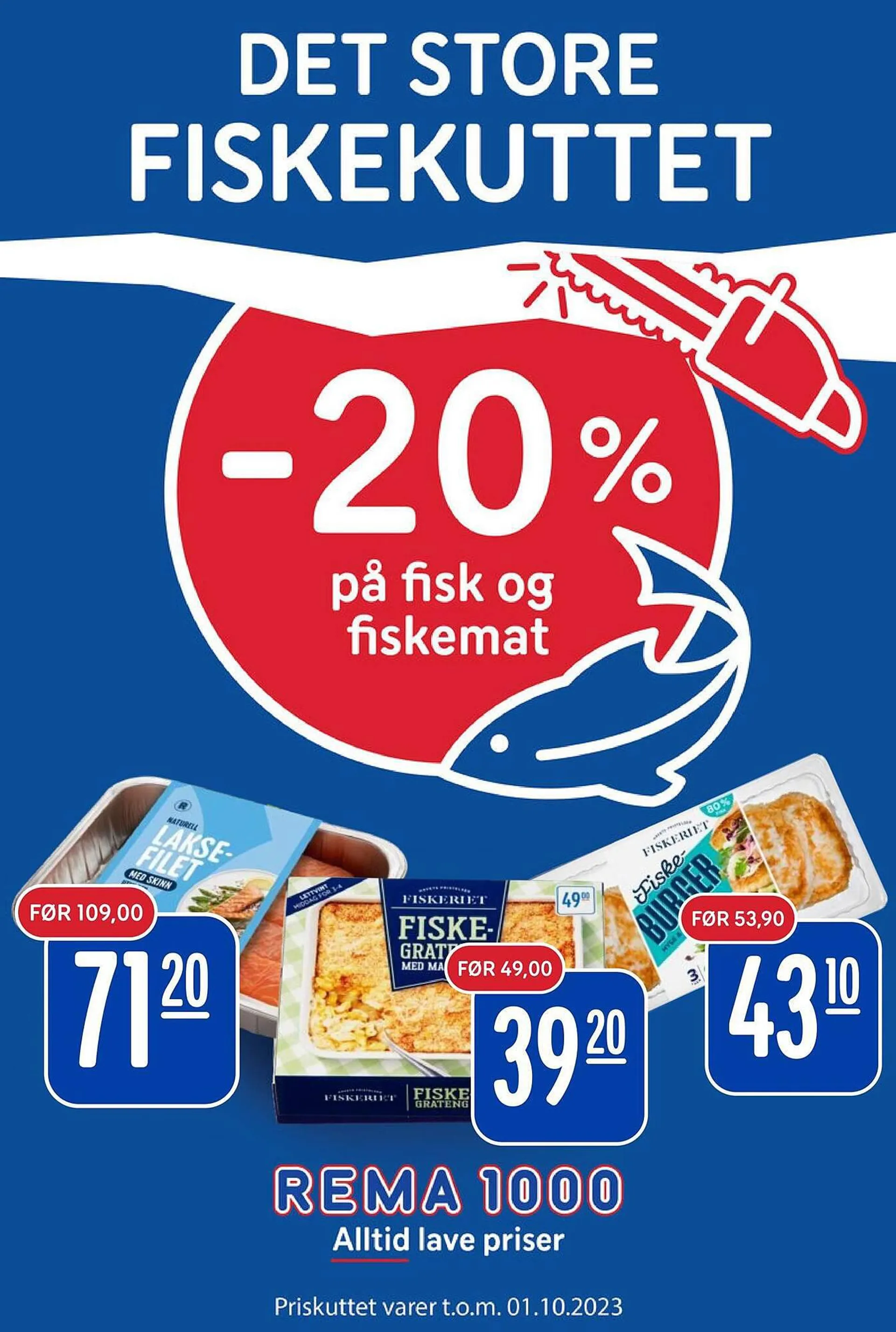 Rema 1000 Kundeavis fra 27. august til 9. september 2023 - kundeavisside 1