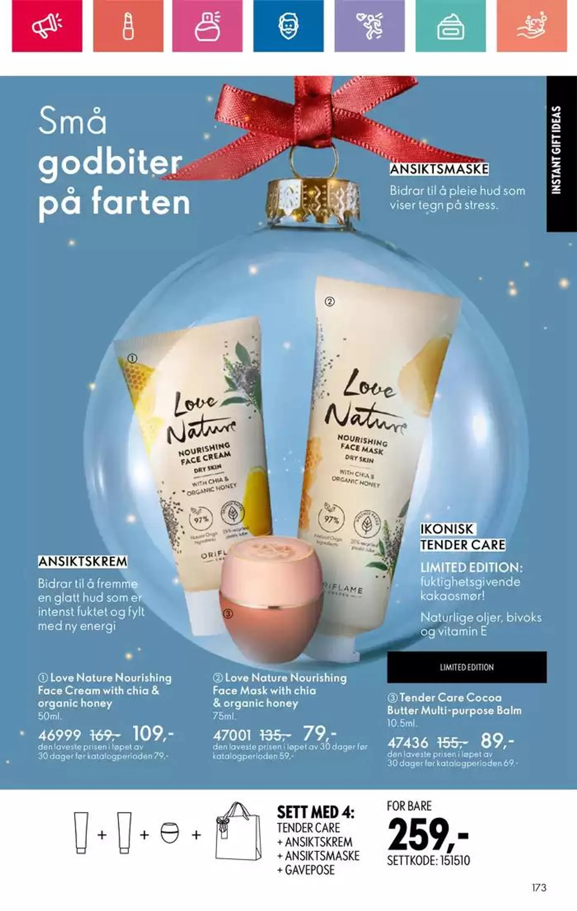 ORIFLAME Kundeavis fra 5. desember til 19. desember 2024 - kundeavisside 173