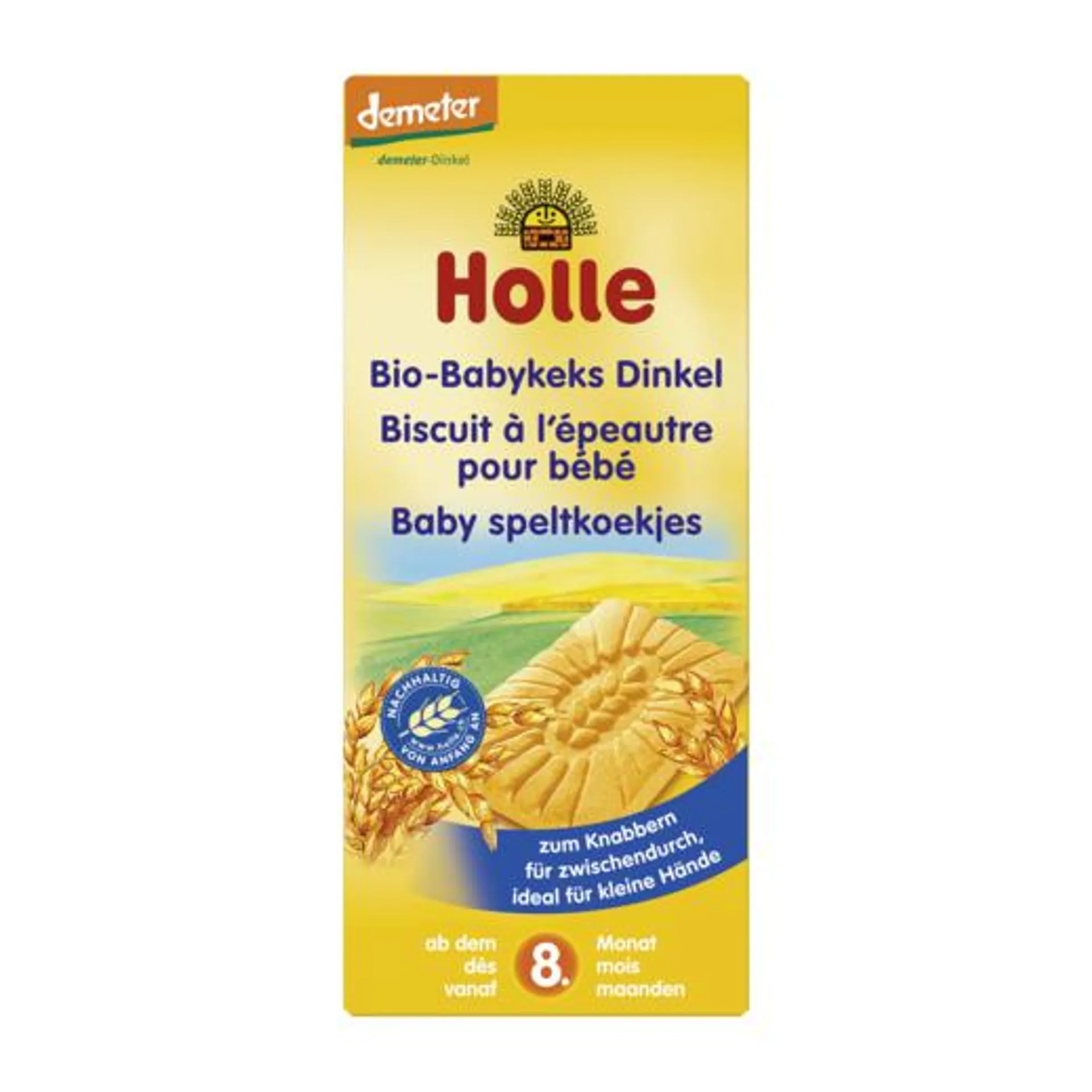Holle økologisk speltkjeks til baby 150 g