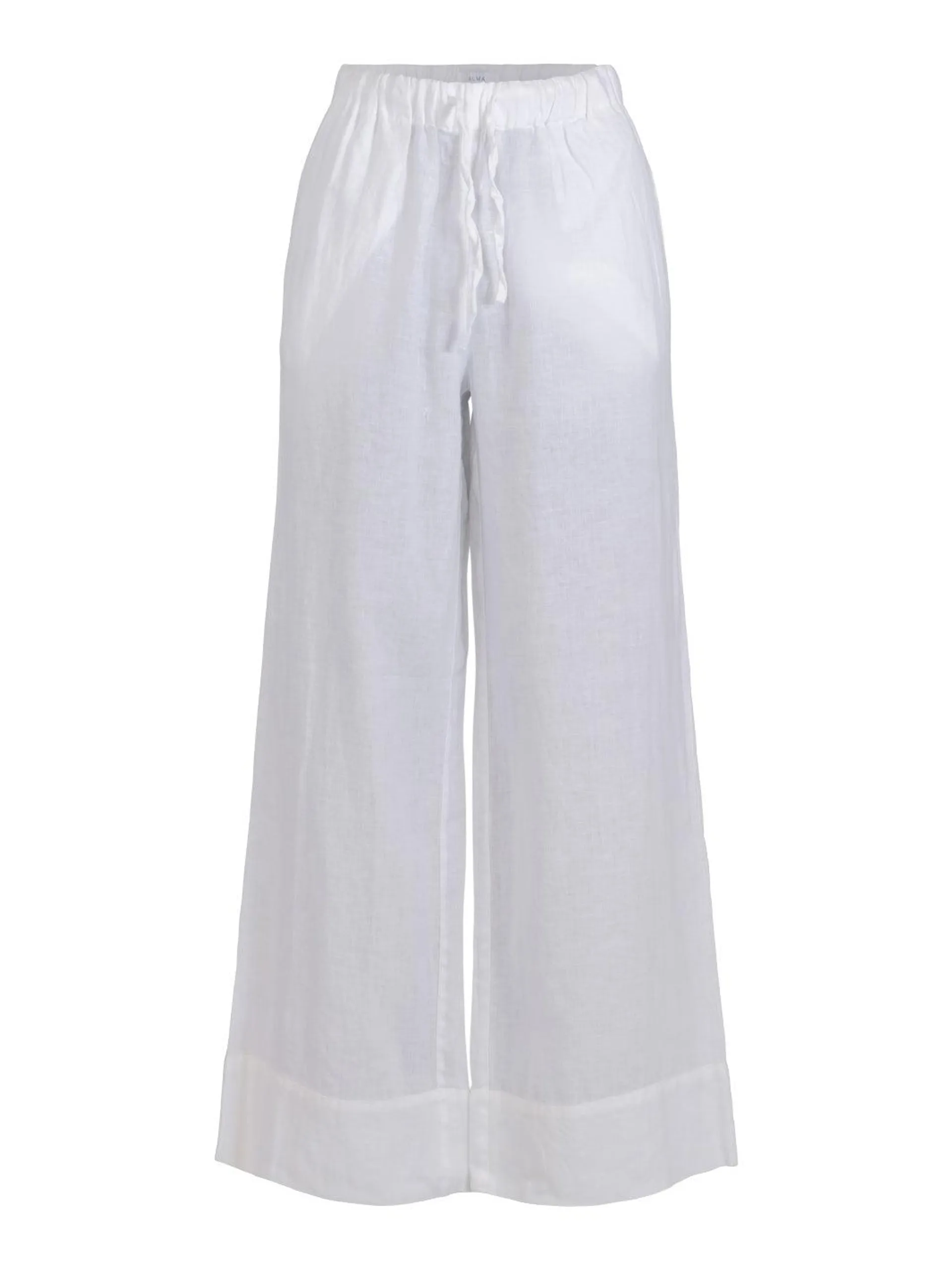 VIVI LINEN PANT Hvit