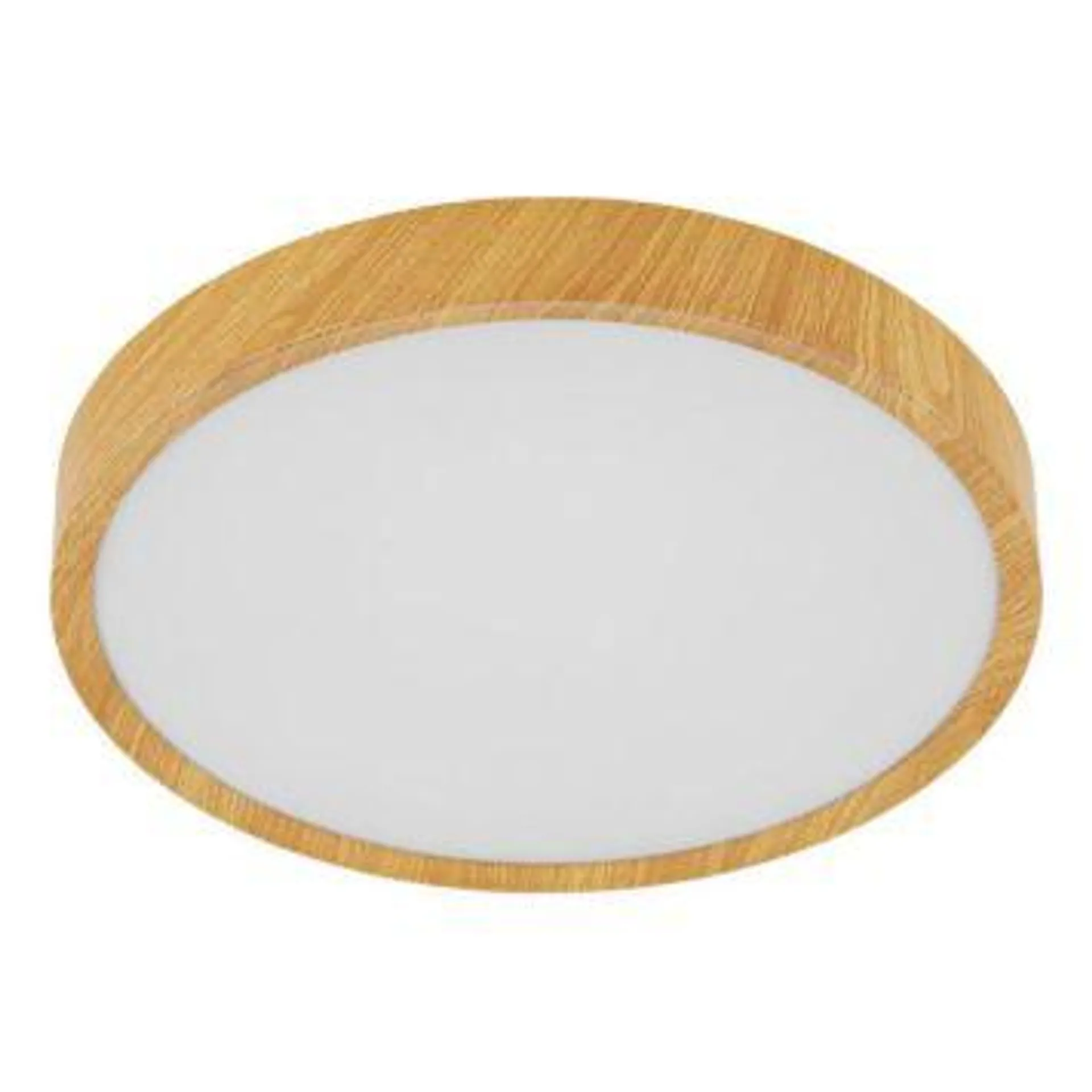 PLAFOND EGLO MUSURITA LED 34CM TRE/HVIT