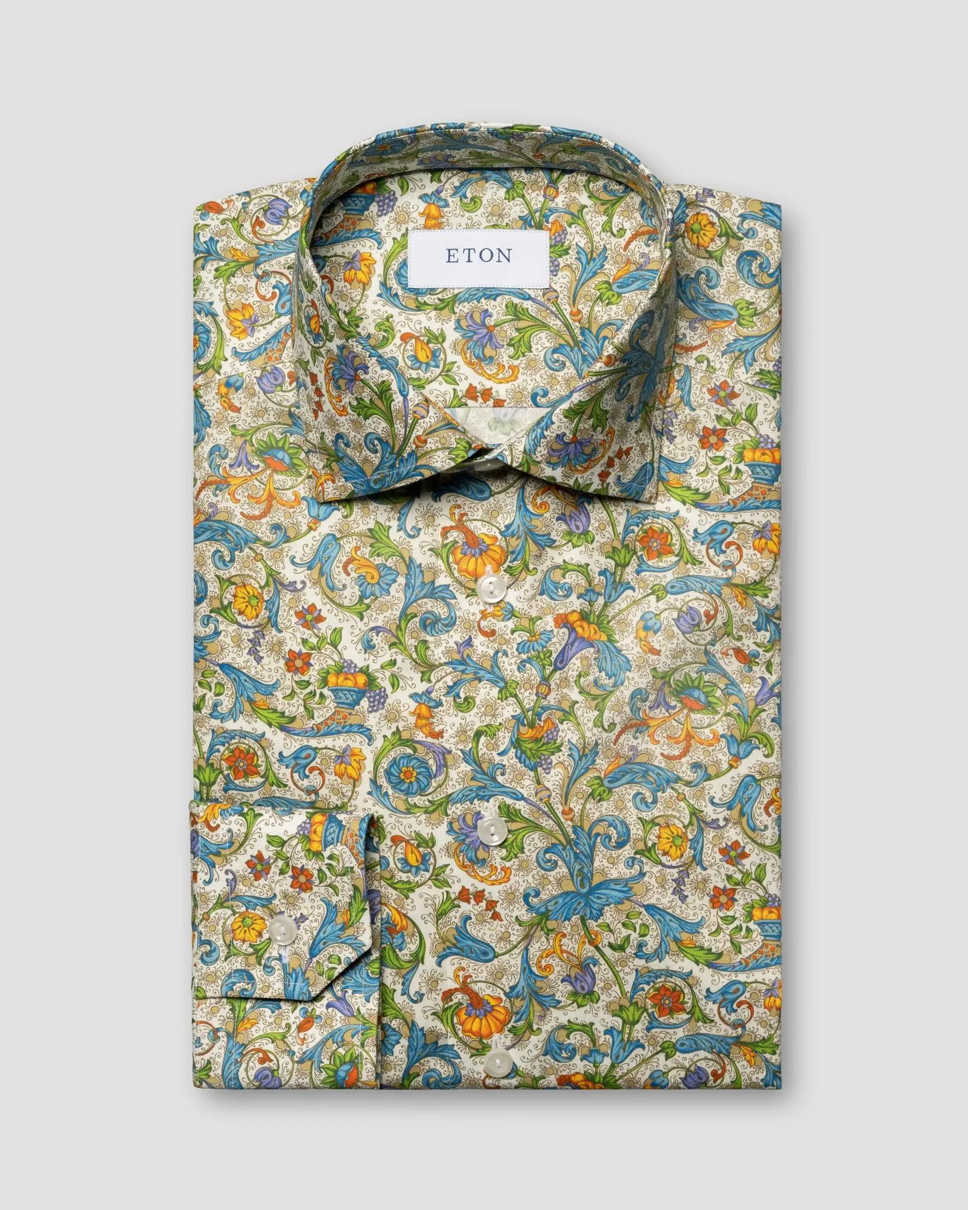 Floral Print Signature Twill Shirt