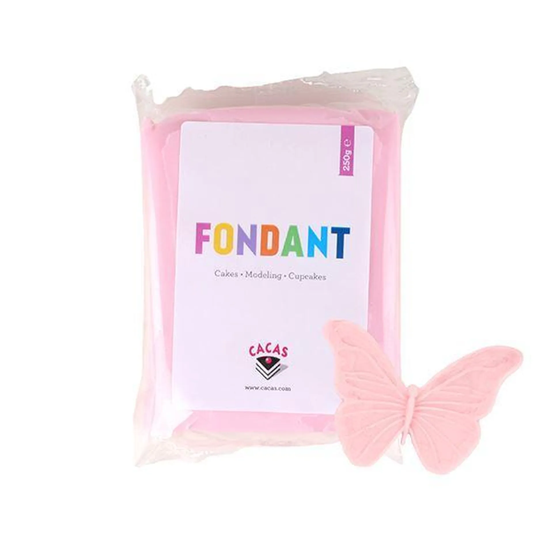 Fondant 250g babyrosa