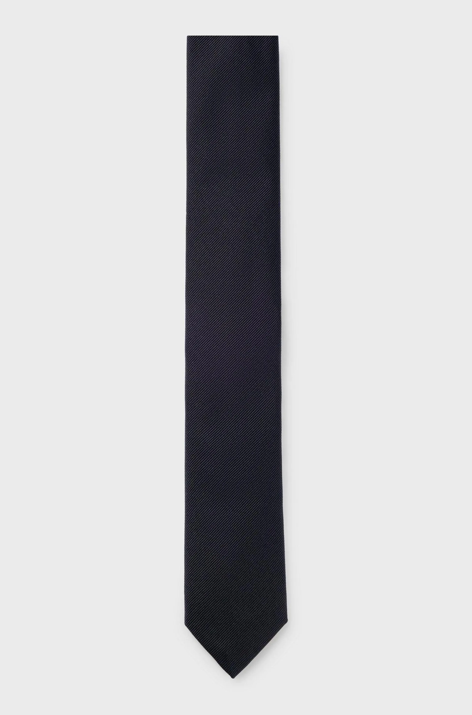 Italian-made tie in pure-silk jacquard