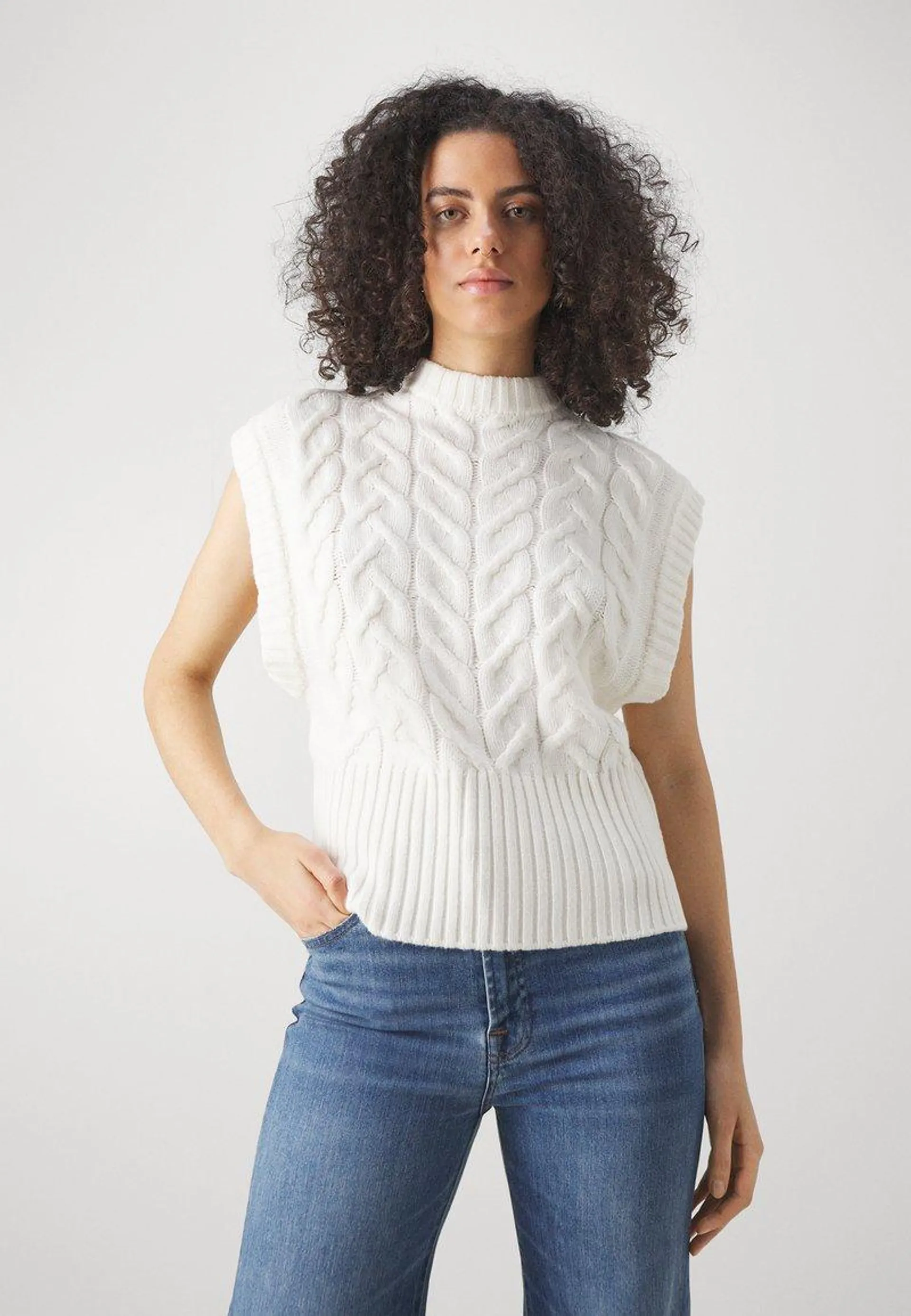 SIMONABBFONDA KNIT VEST - T-shirts