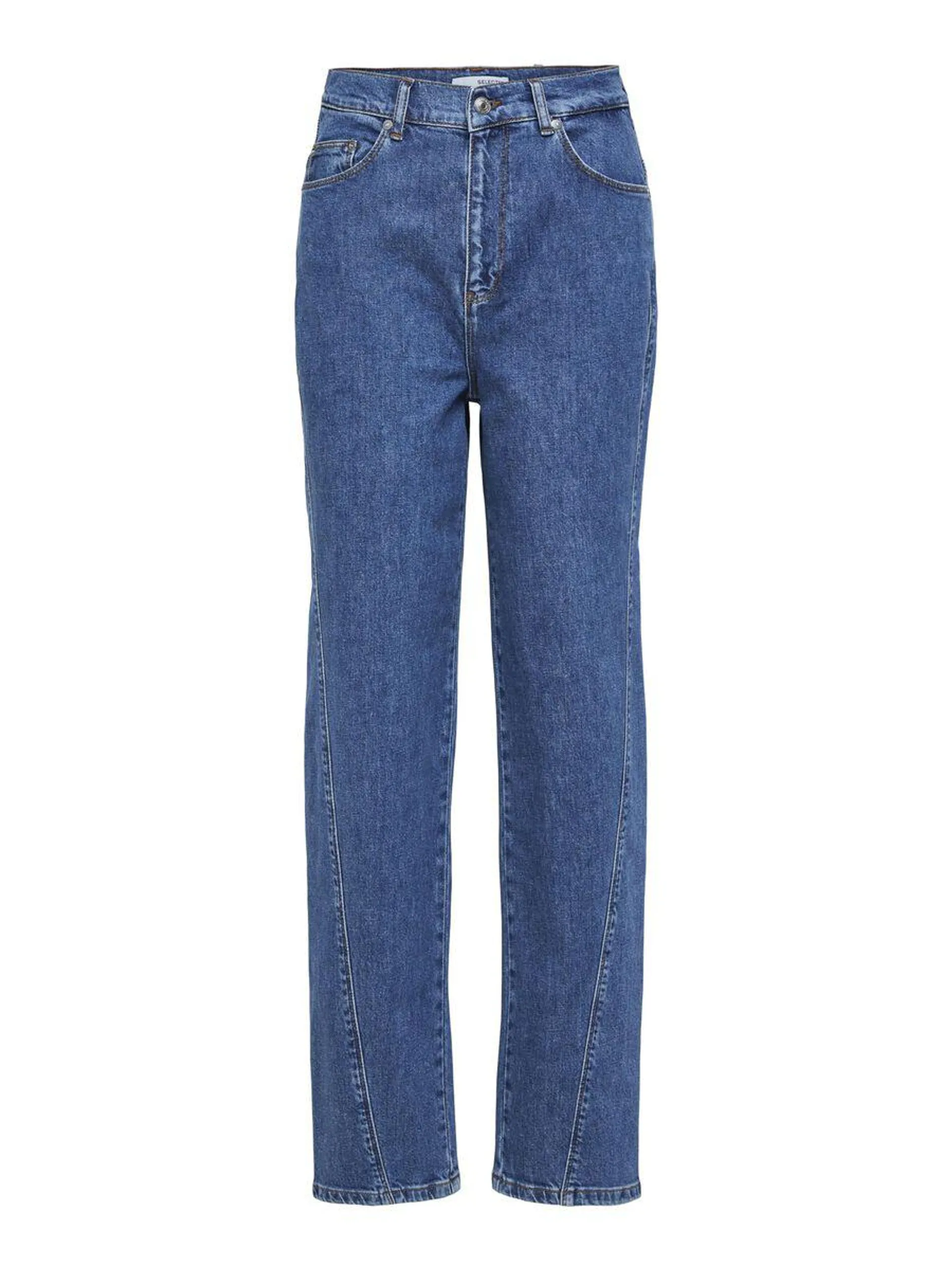 STRAIGHT-LEG JEANS