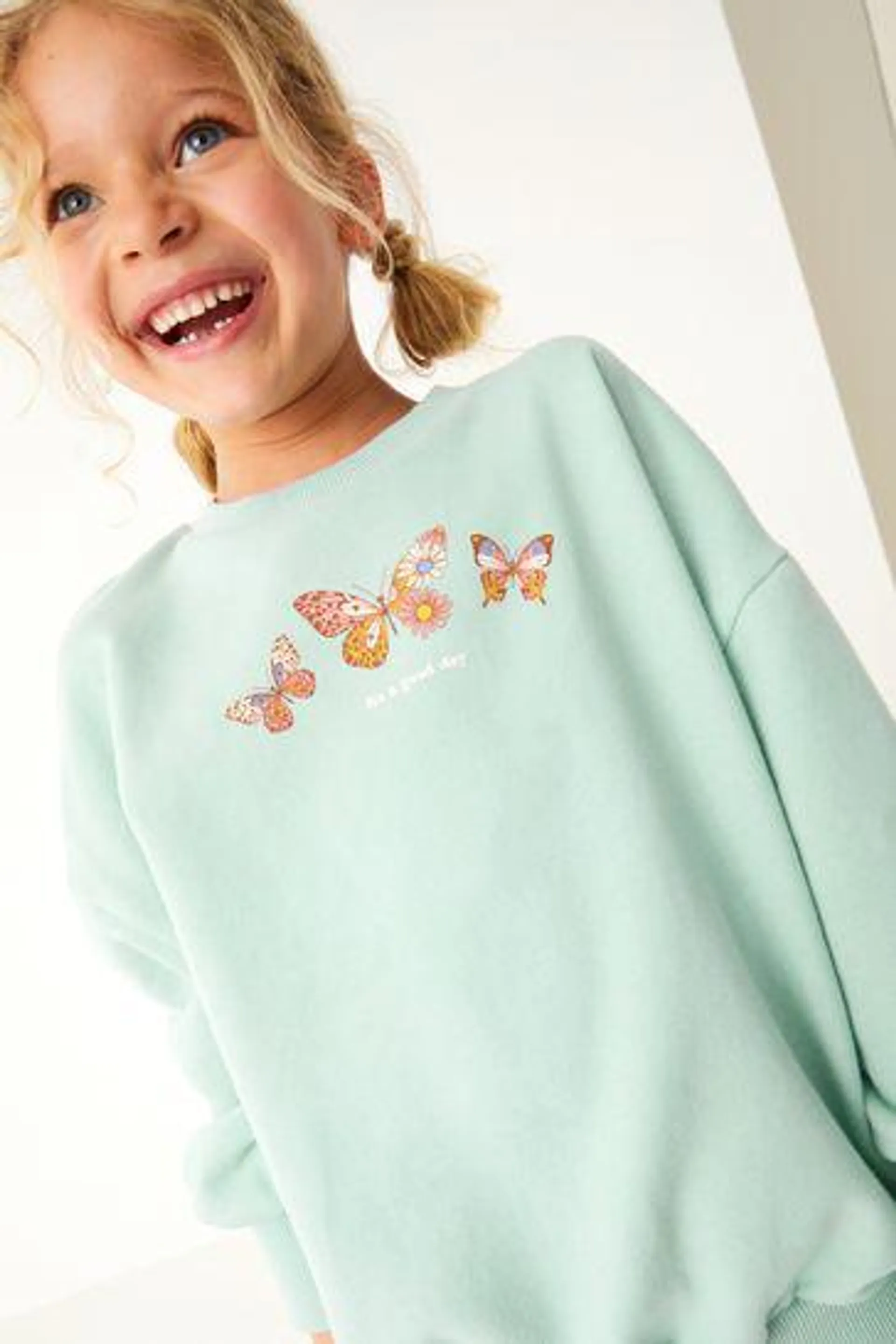 Oversized Sweatshirt Top (3-16yrs)