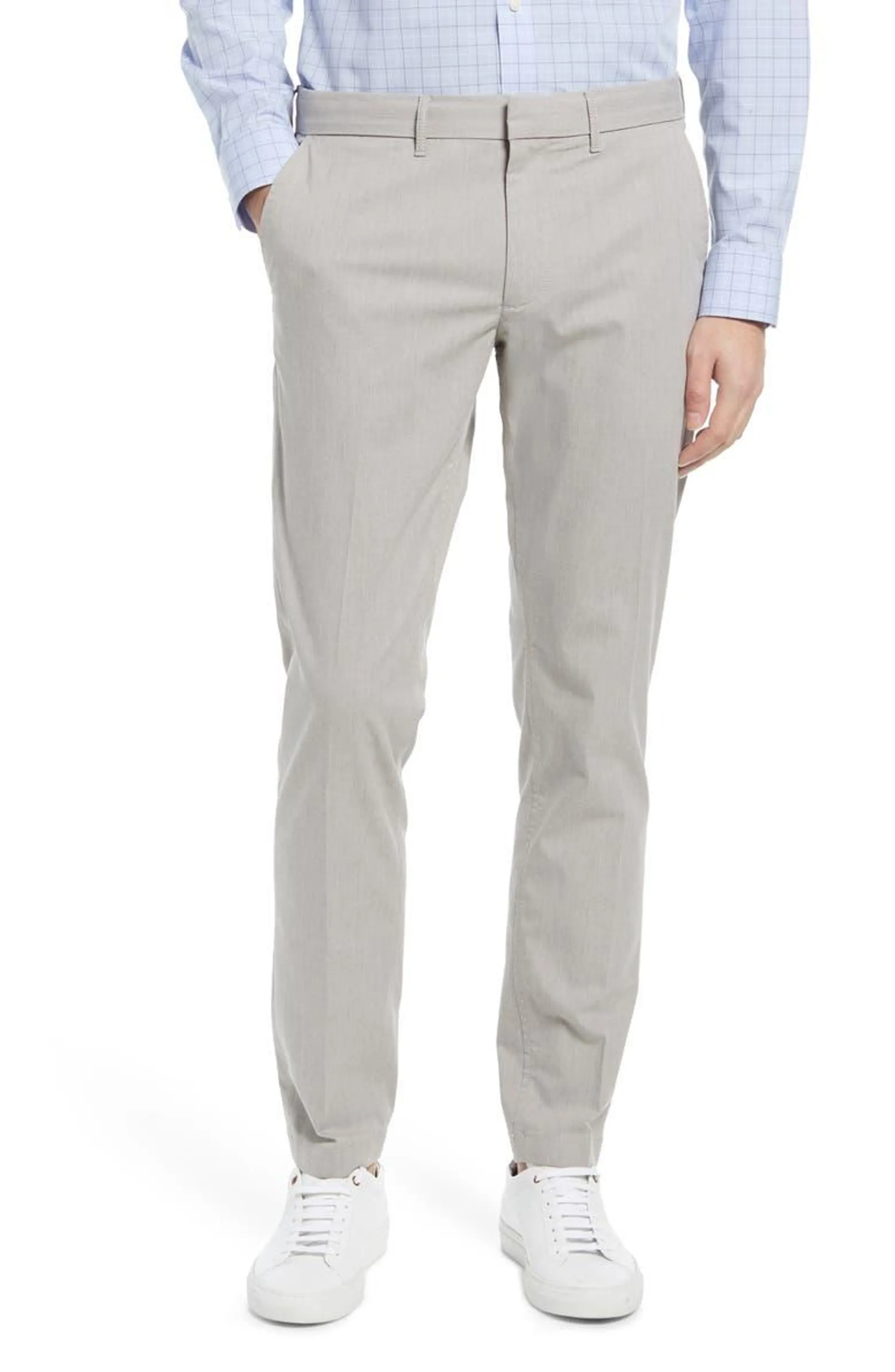 Slim Fit CoolMax ® Flat Front Performance Chinos