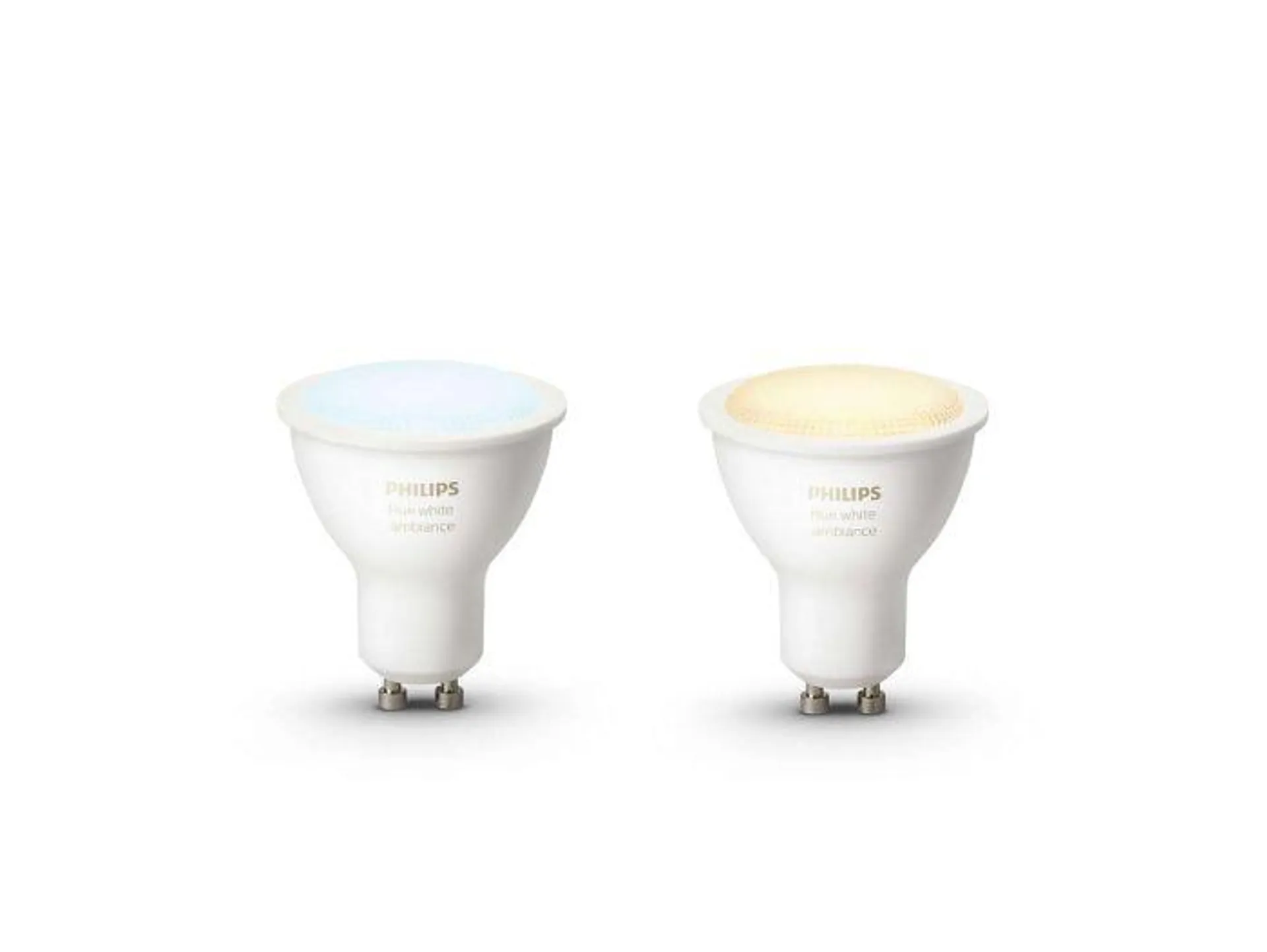 Philips Hue Hvit Ambiance 2x Pærer - GU10