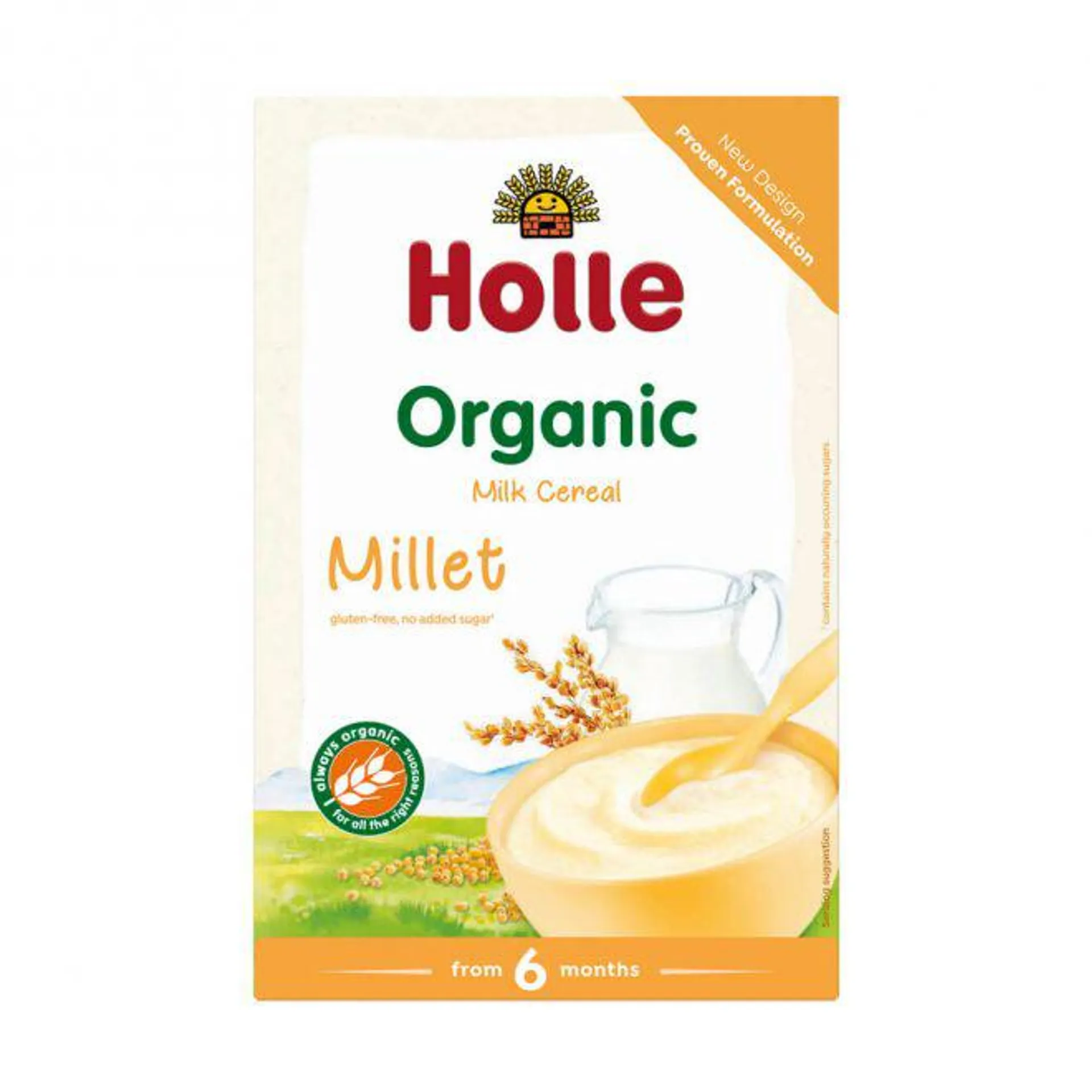 Holle økologisk fullkornsblanding med hirse 250 g