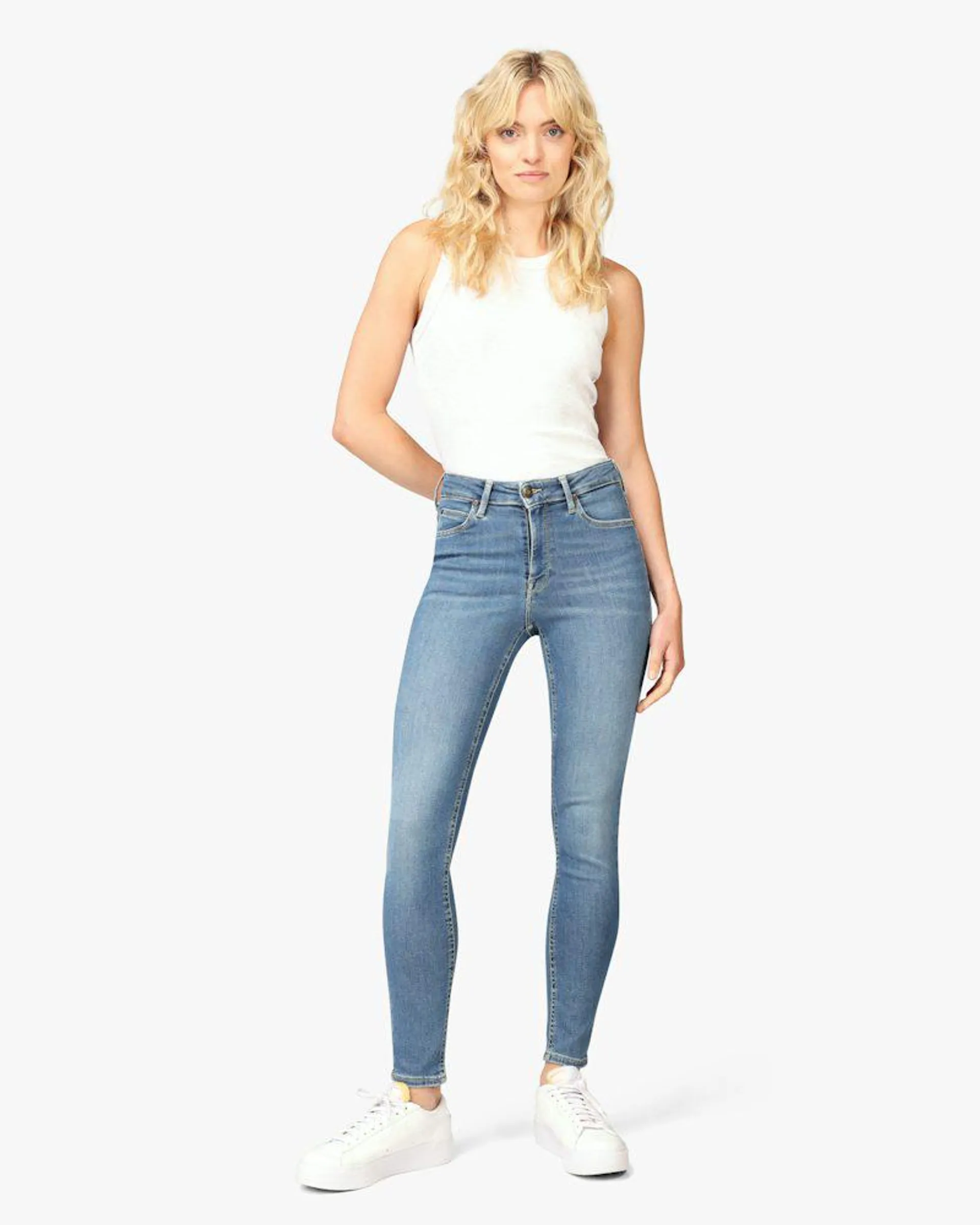 Foreverfit Medium Blå Jeans