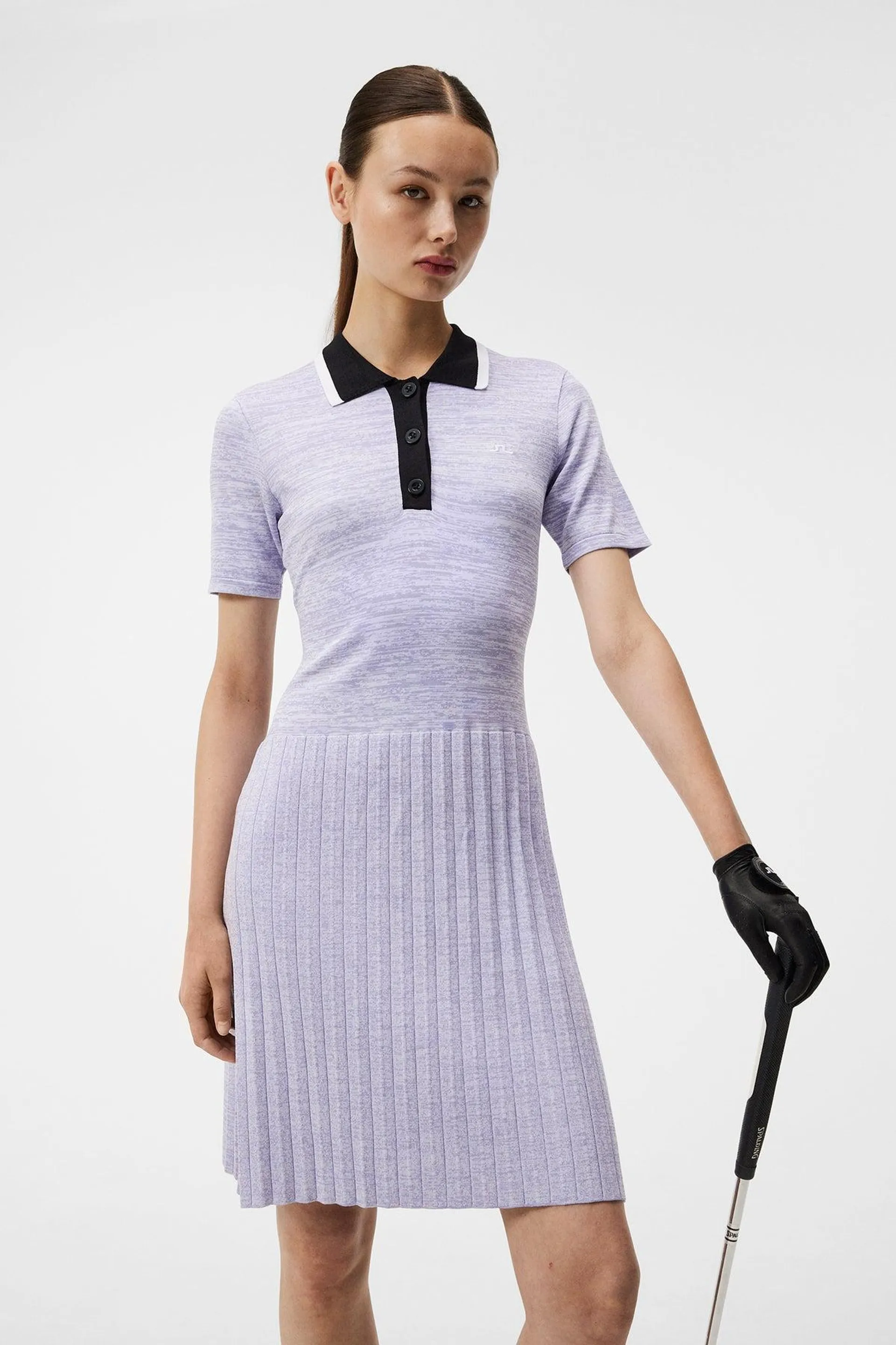 Holly Knitted Dress Sweet Lavender