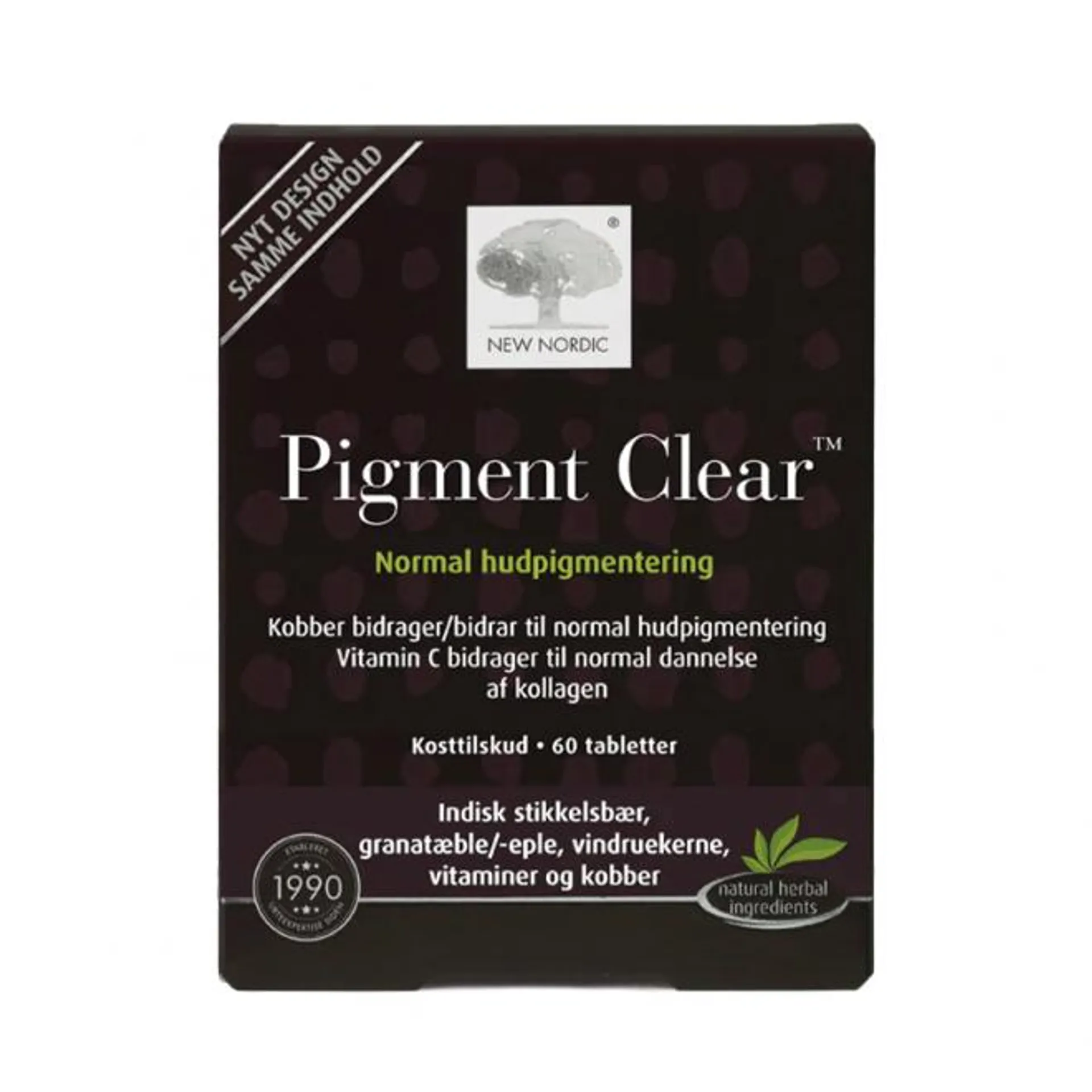 New Nordic Skin Care Pigment Clear 180 tab