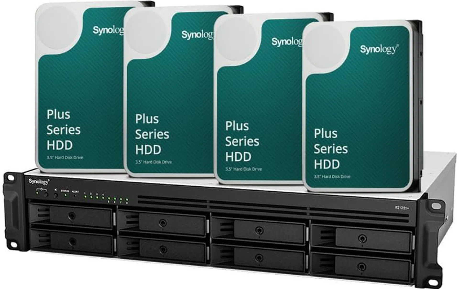 RS1221+ with 4 Pre-installed 4TB drives (16TB)