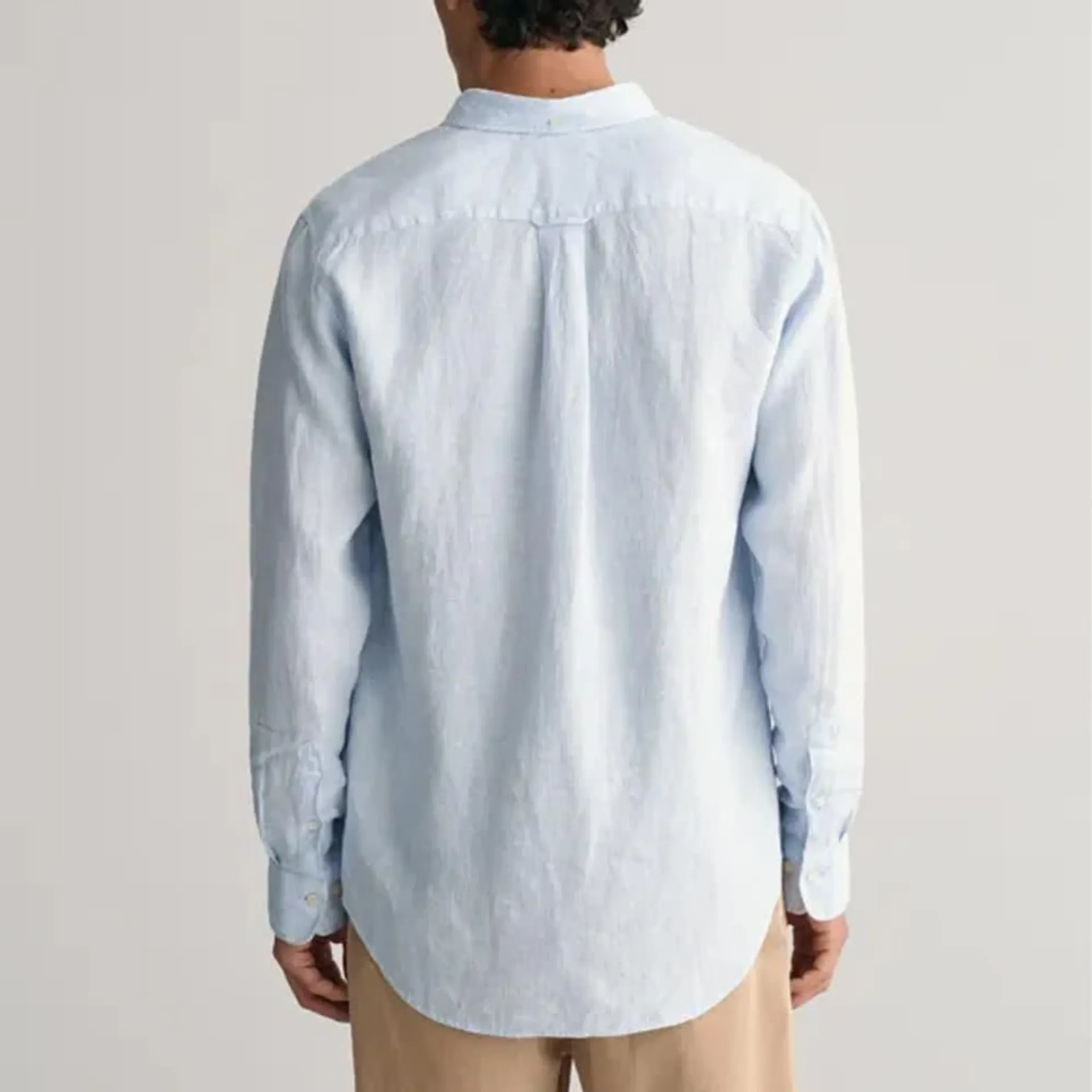 Linen Stripe Shirt - Capri Blue