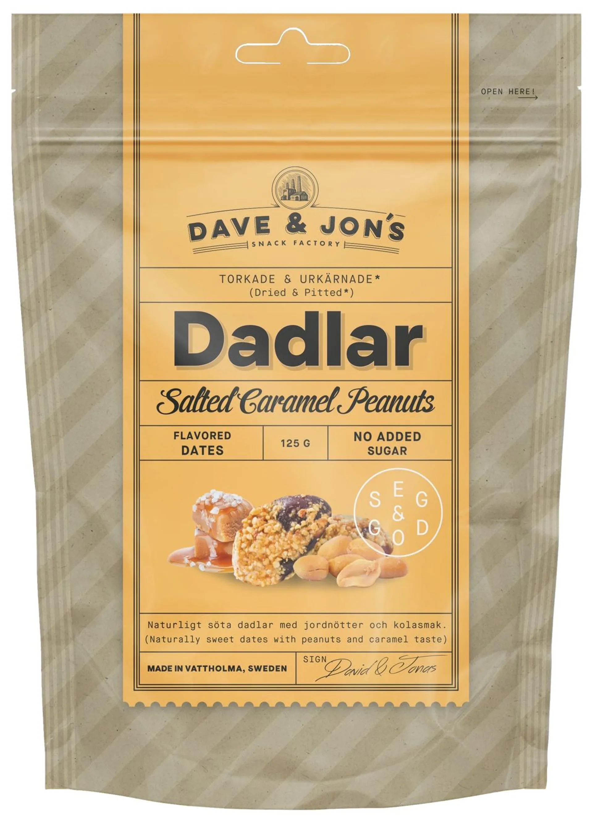 DAVE & JON'S Dadler - Salted Caramel Peanut