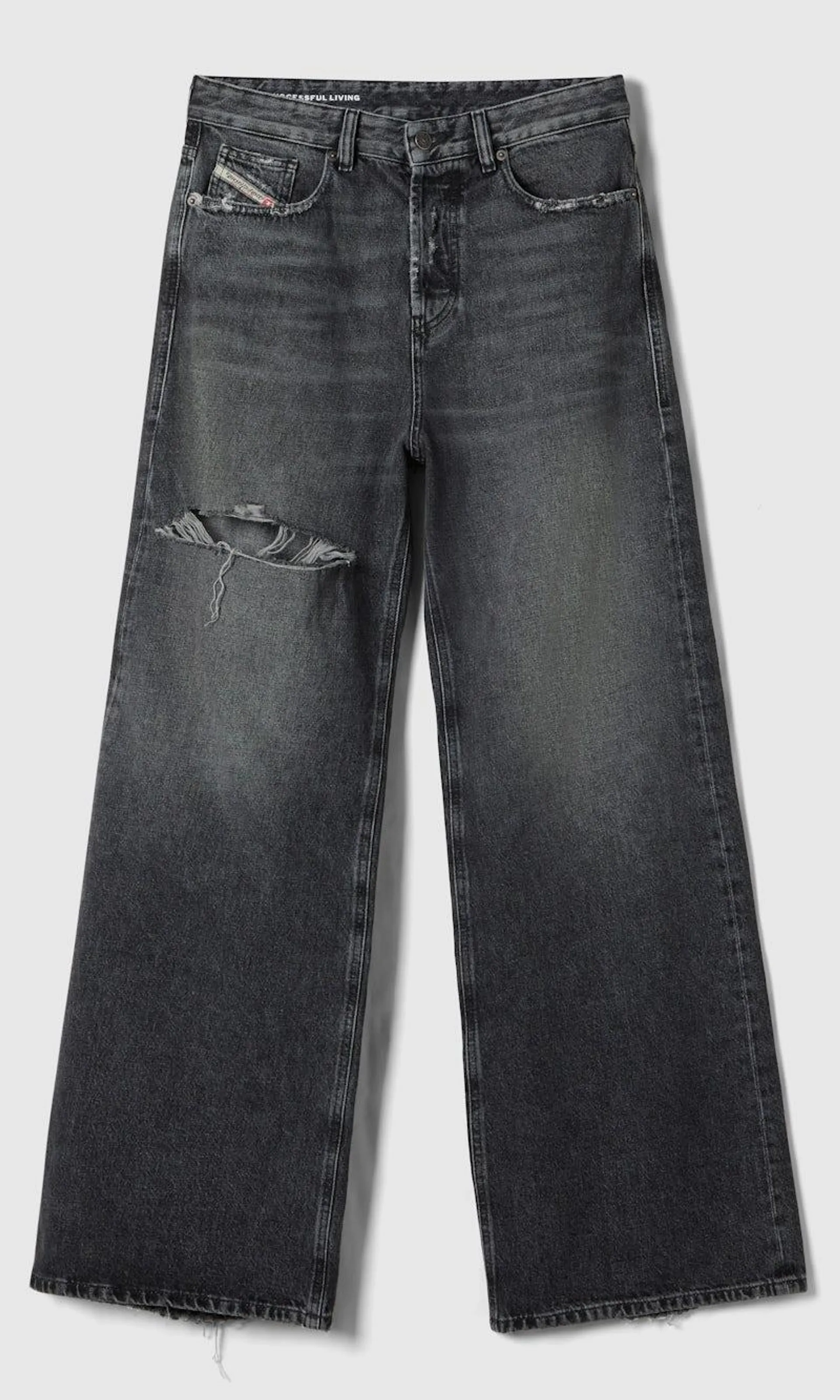 1996 D-Sire Ripped Svart Jeans