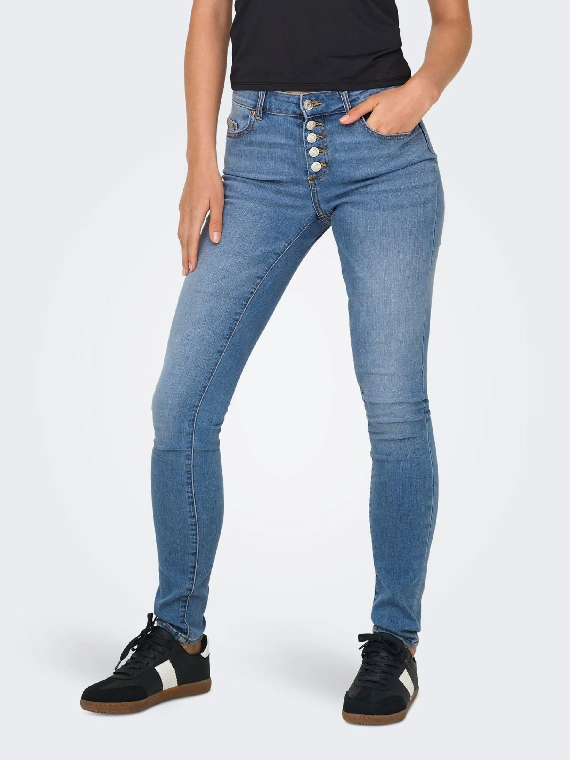 Skinny Fit Middels høy midje Jeans