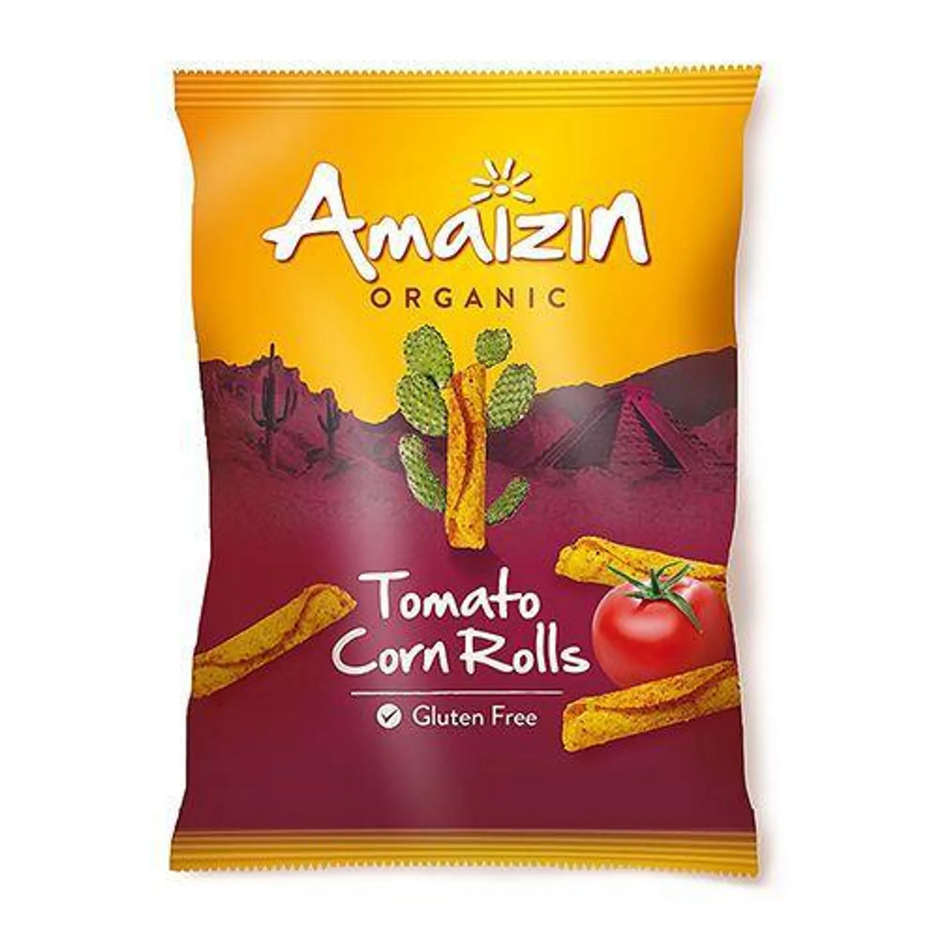 Amaizin rullet tortillachips m/tomat 100 g