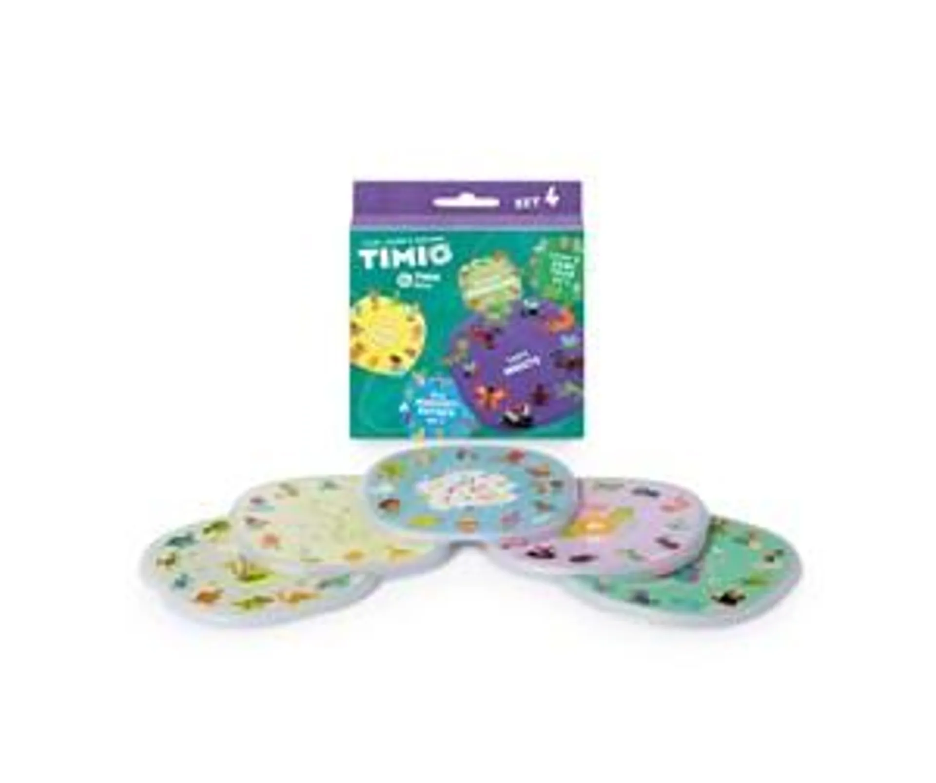 TIMIO Disc Set 4 - Nursery Rhymes Fairy Tales Dinosaurs and Small Insects