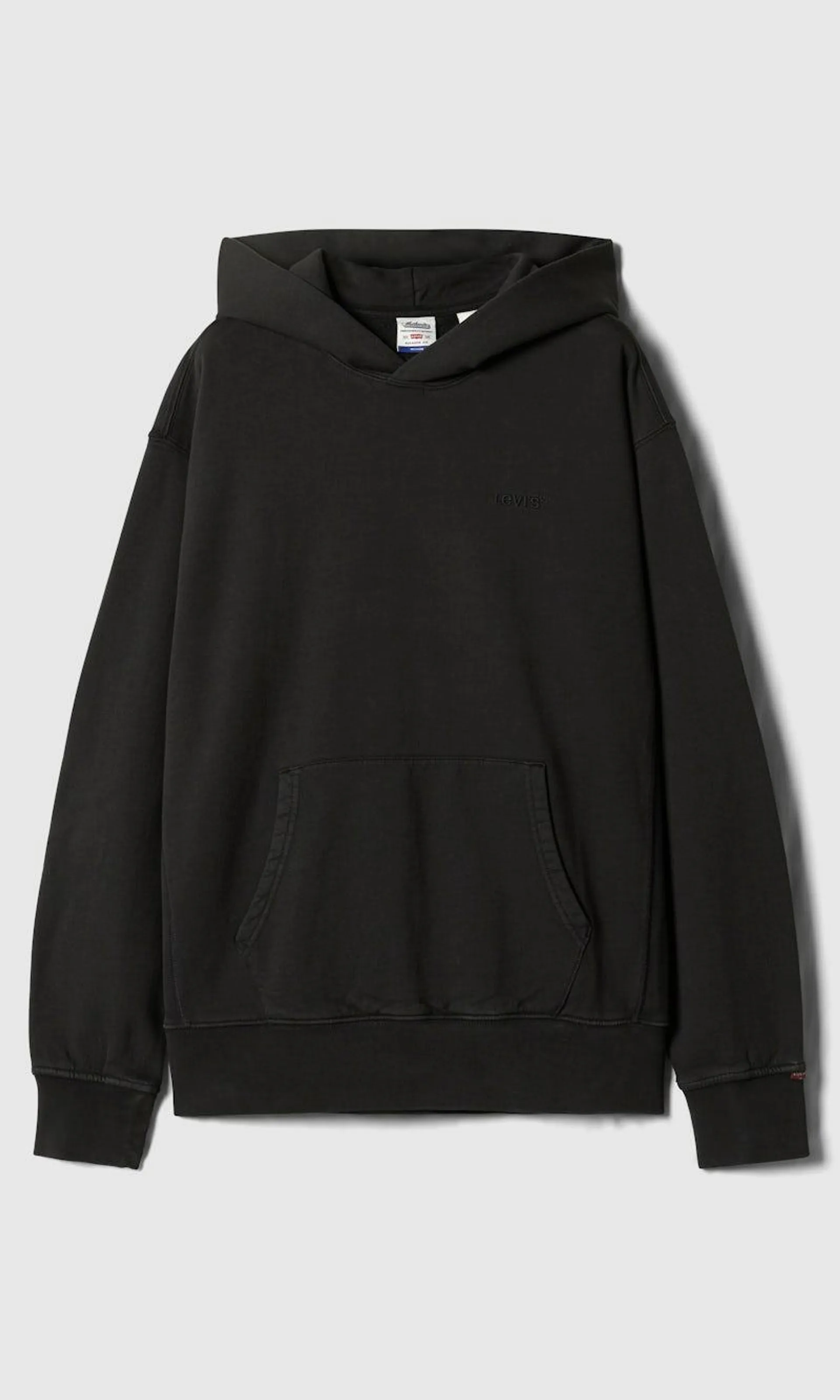 The Authentic Hoodie Svart Hettegenser