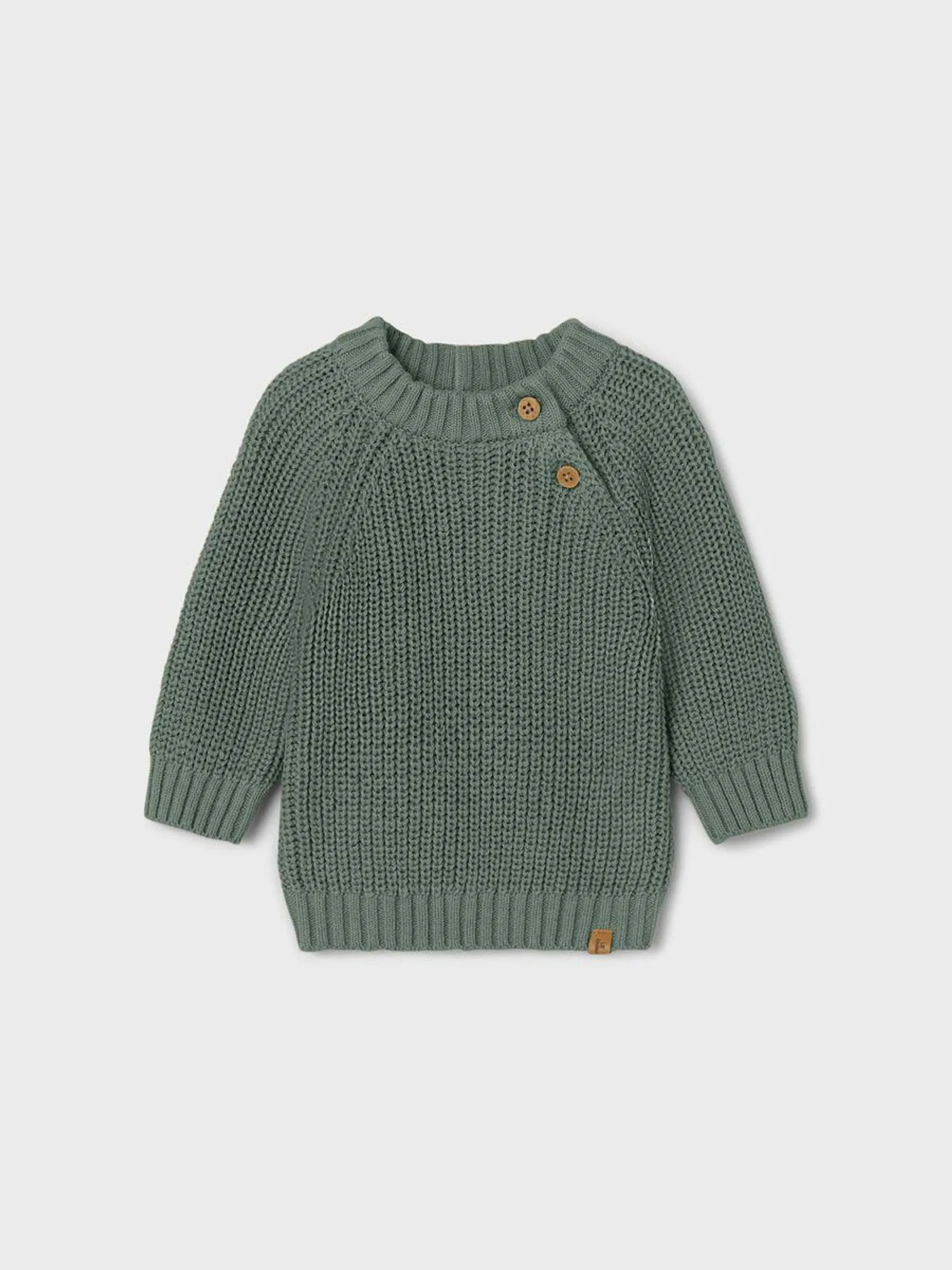 NORMAL PASSFORM STRIKKET PULLOVER