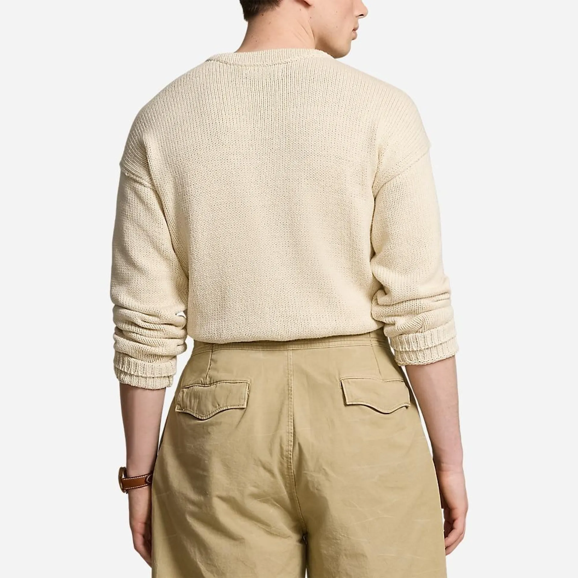 N.Y.C. Cotton-Linen Sweater - Cream