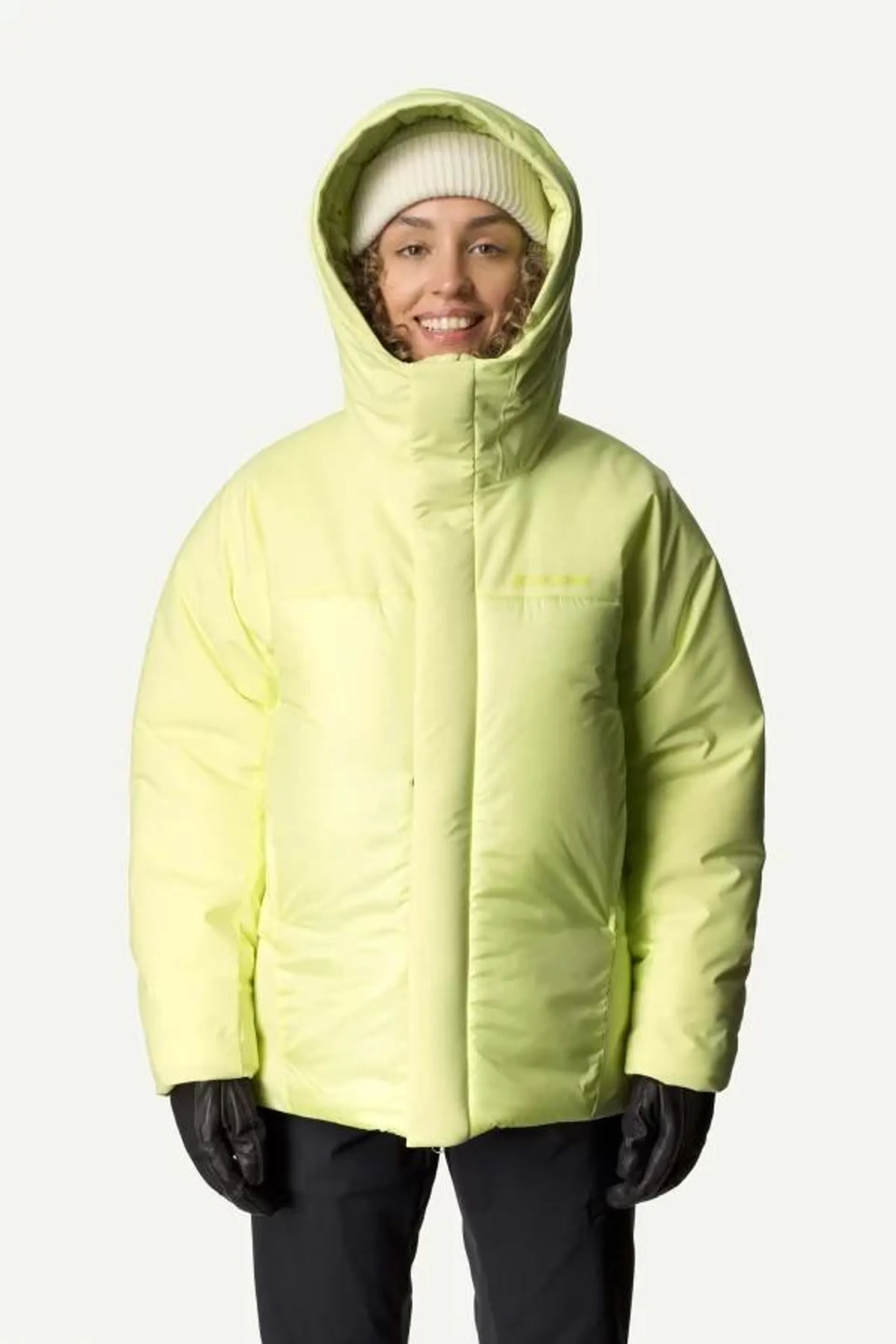 Houdini Womens Bouncer Jacket Post It Yellow