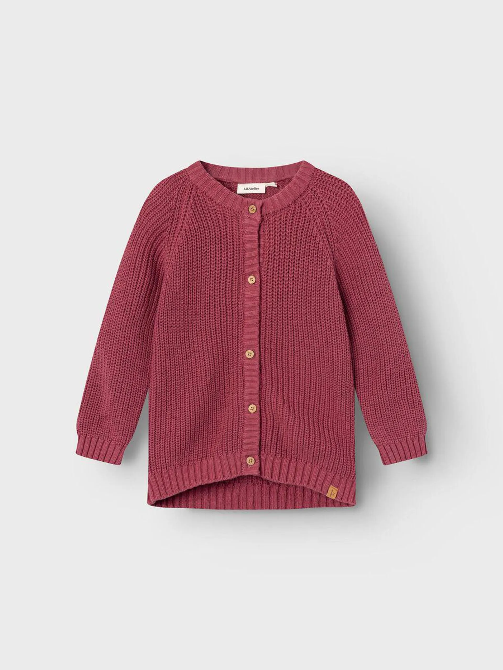 LANGERMET STRIKKET CARDIGAN