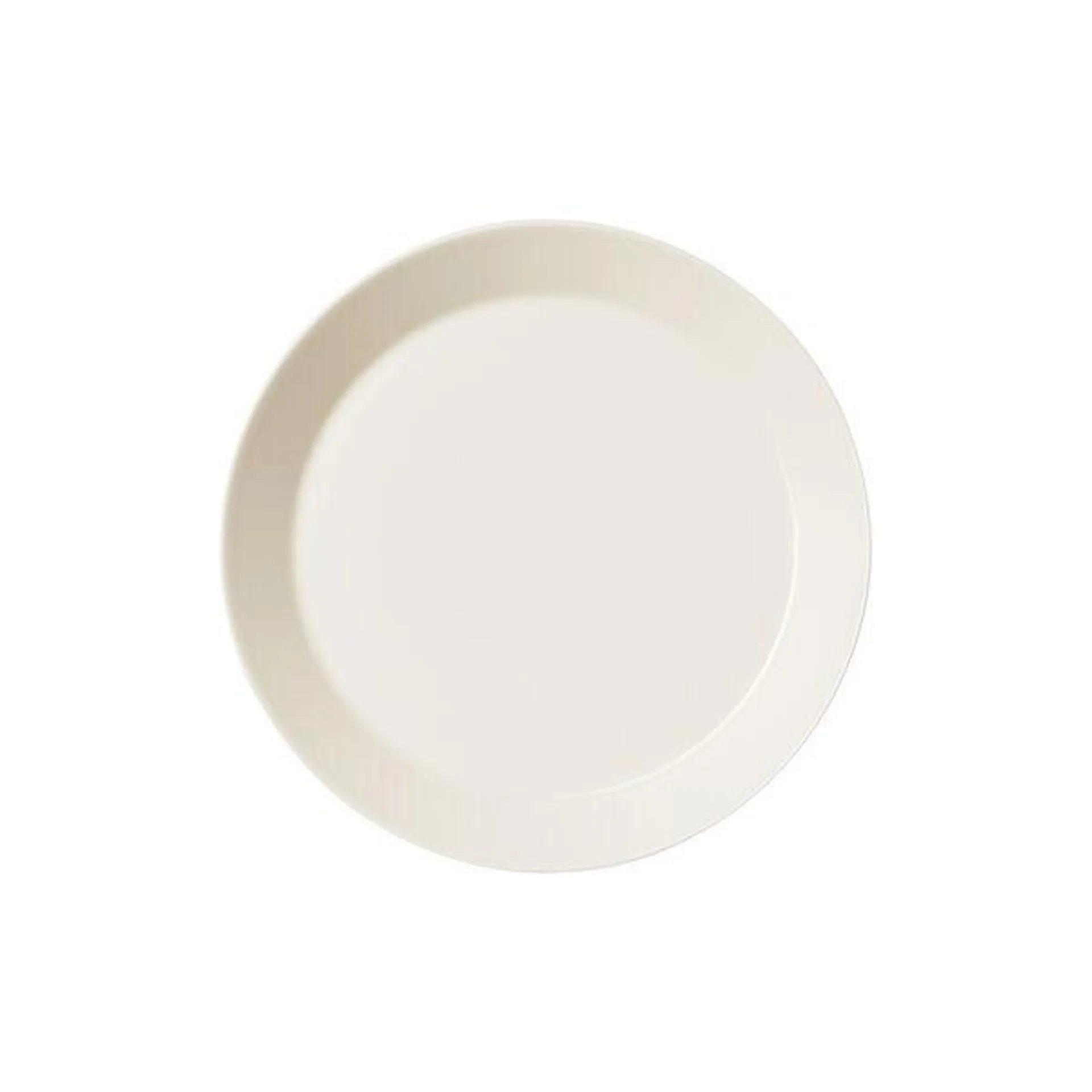 Teema tallerken, hvit