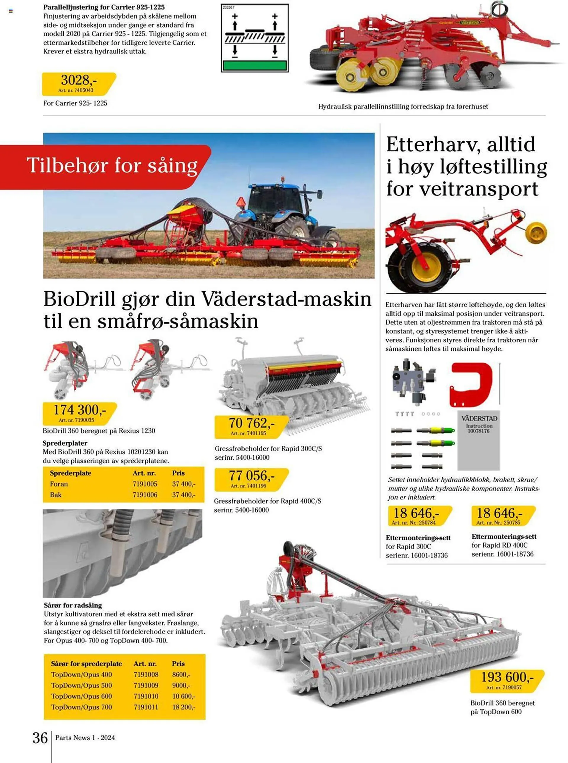 Felleskjøpet Kundeavis fra 29. februar til 31. desember 2024 - kundeavisside 36