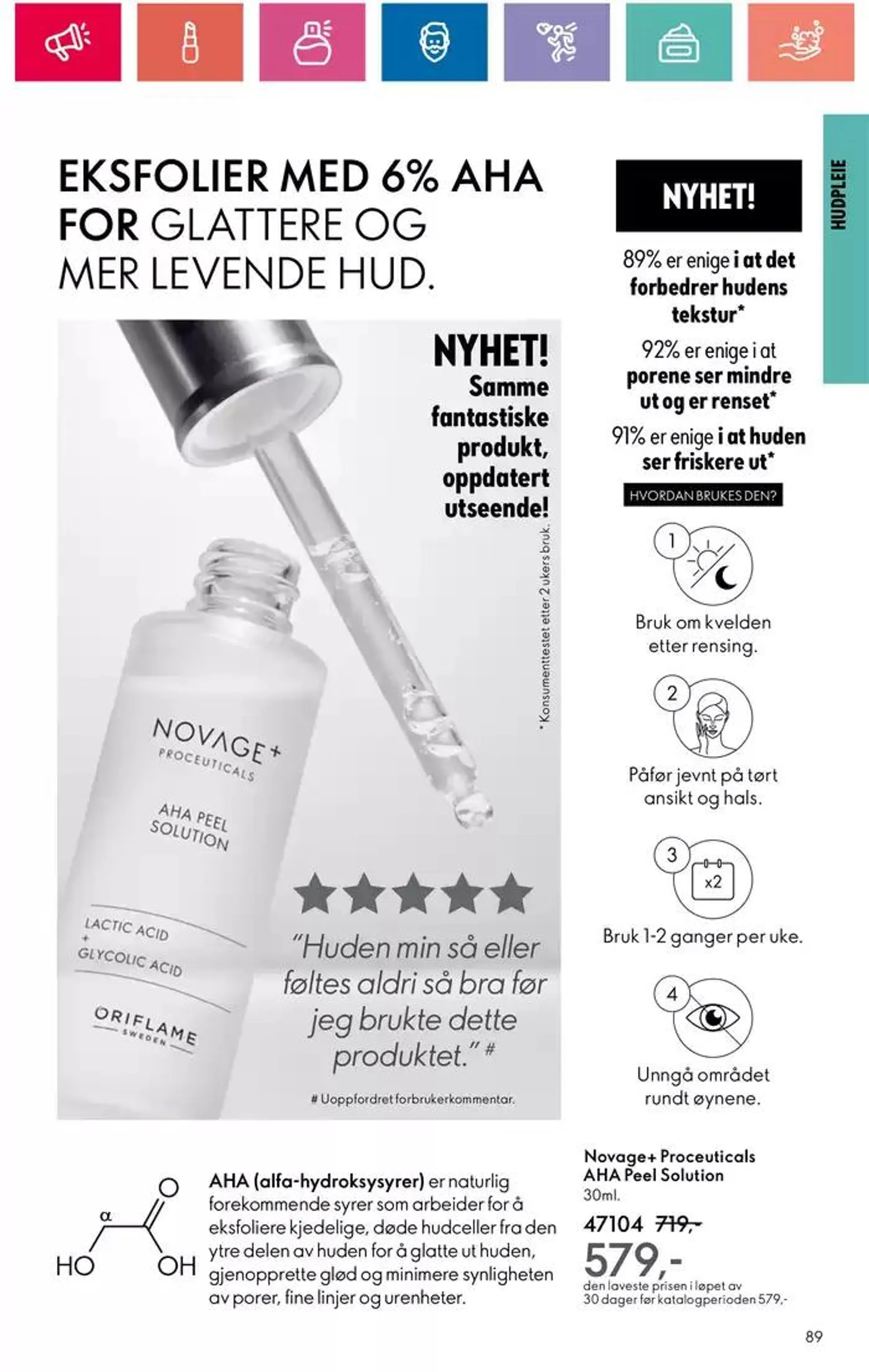 ORIFLAME Kundeavis fra 26. oktober til 9. november 2024 - kundeavisside 89