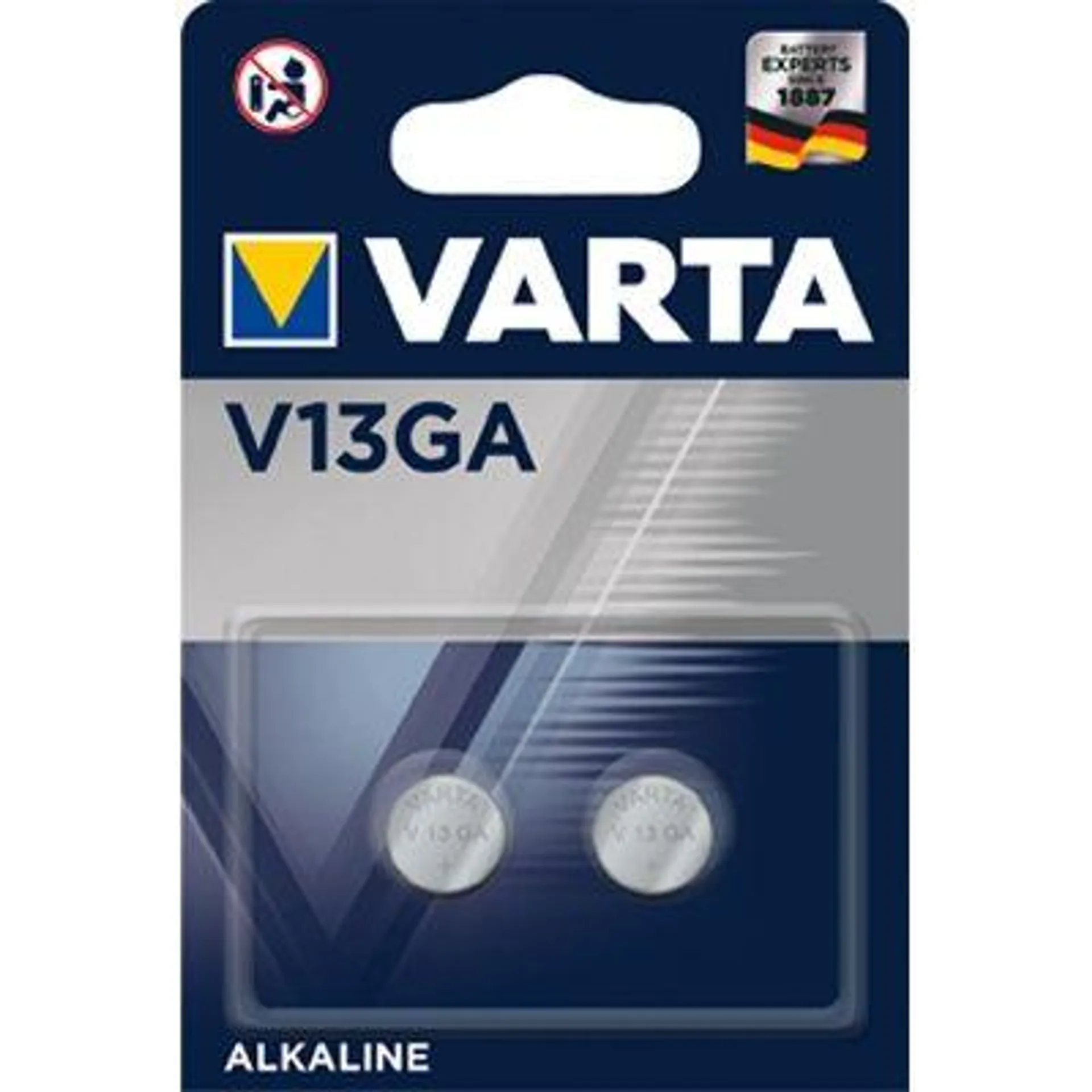 Varta Alkalisk knappcellebatteri V13GA- BL 2