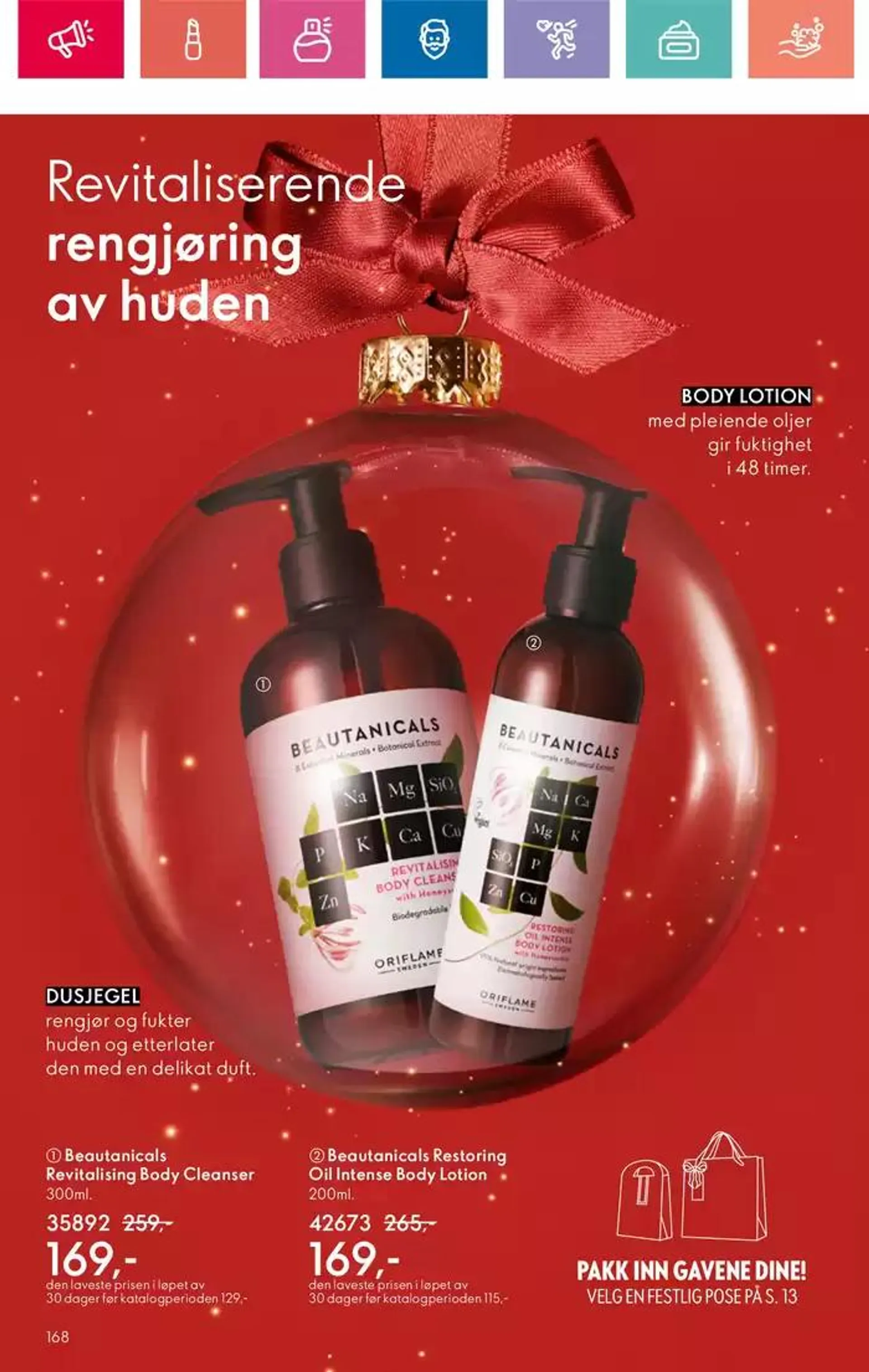 ORIFLAME Kundeavis fra 5. desember til 19. desember 2024 - kundeavisside 168